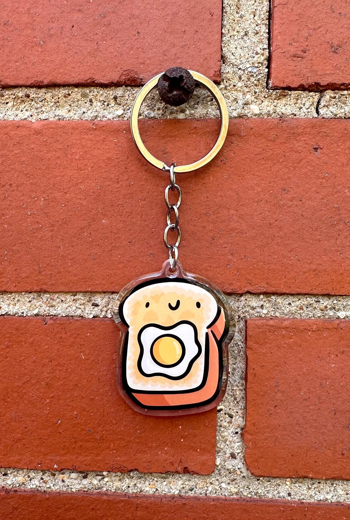 Egg & Toast Keychain