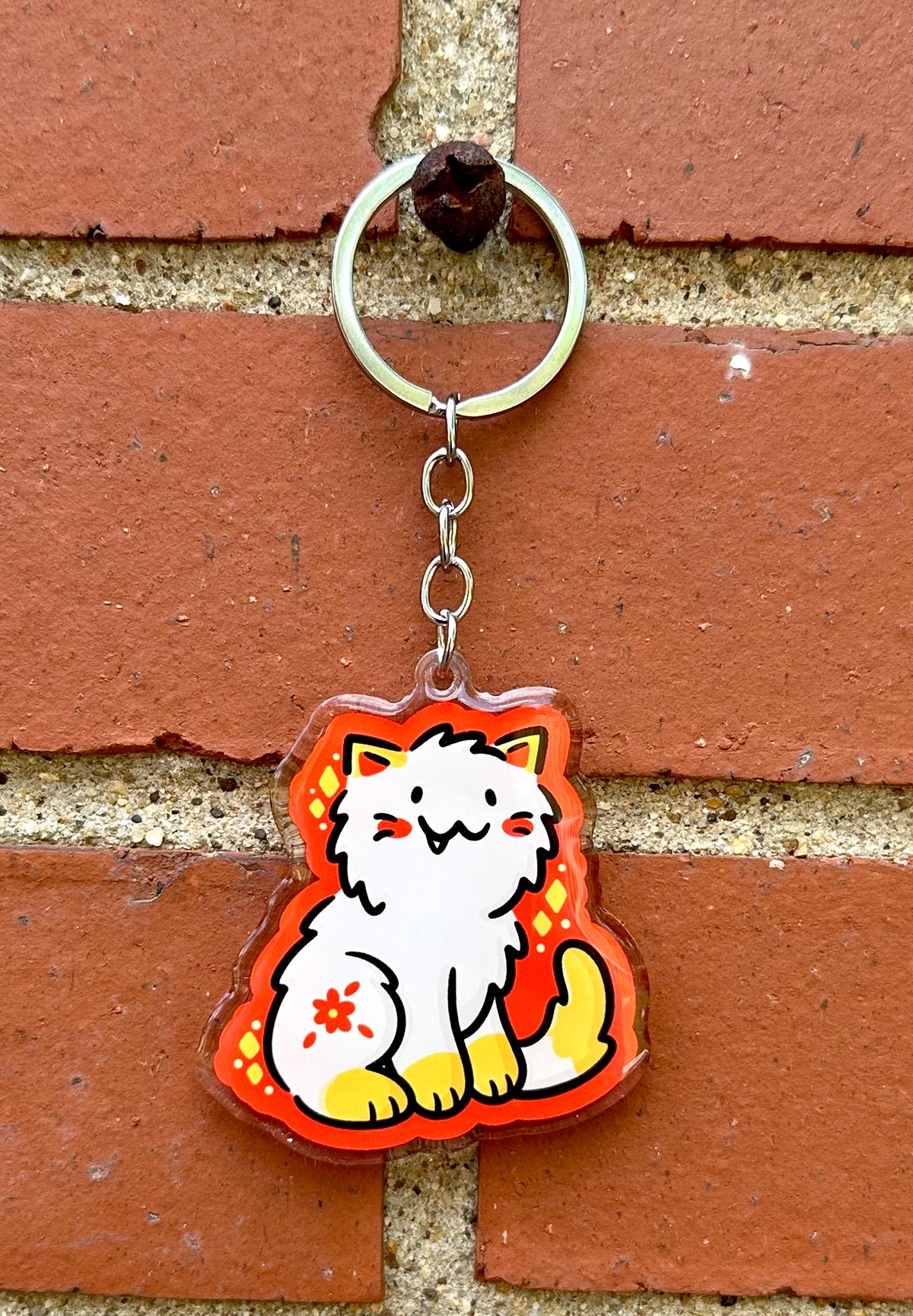 Cat Zodiac Keychain