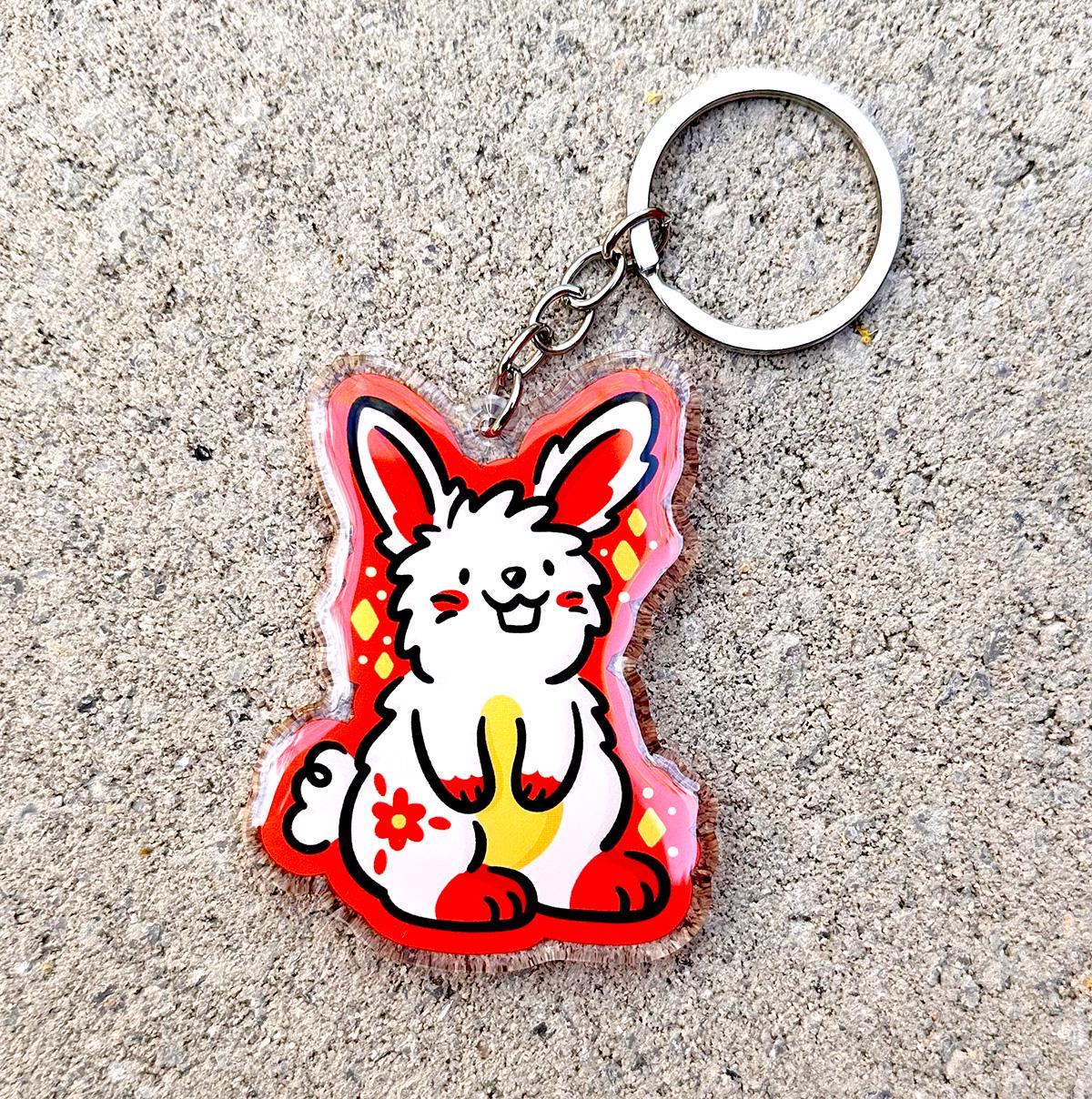 Rabbit Zodiac Keychain