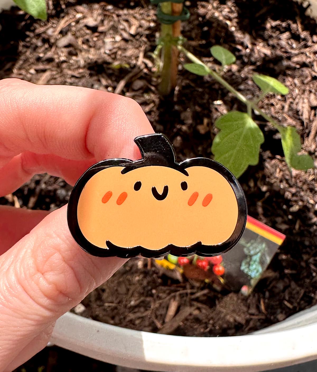 Pumpkin Enamel Pin
