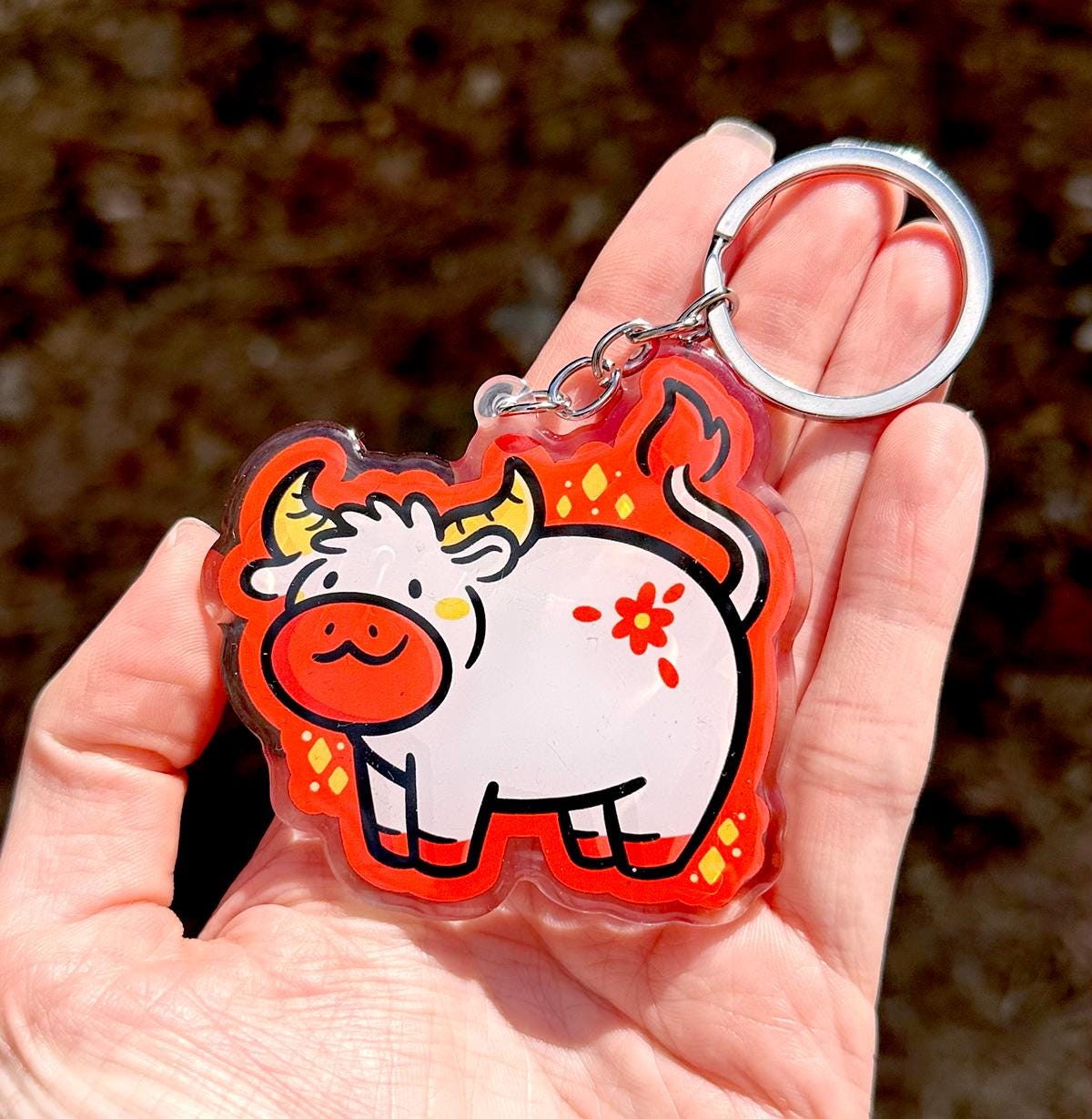 Ox Zodiac Keychain