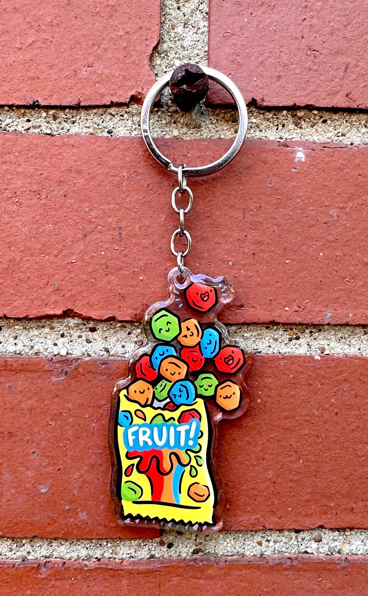 Fruit Gummies Keychain
