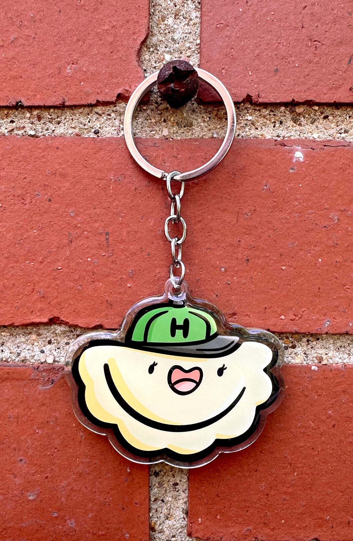 Pittsburgh Pierogi Keychain (Jalapeno)