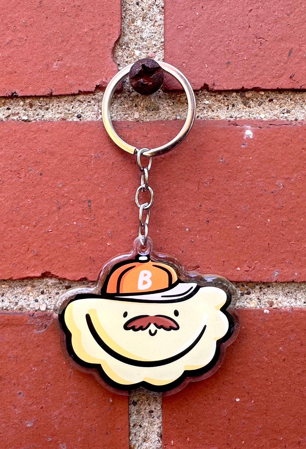 Pittsburgh PIerogi Keychain (Bacon)
