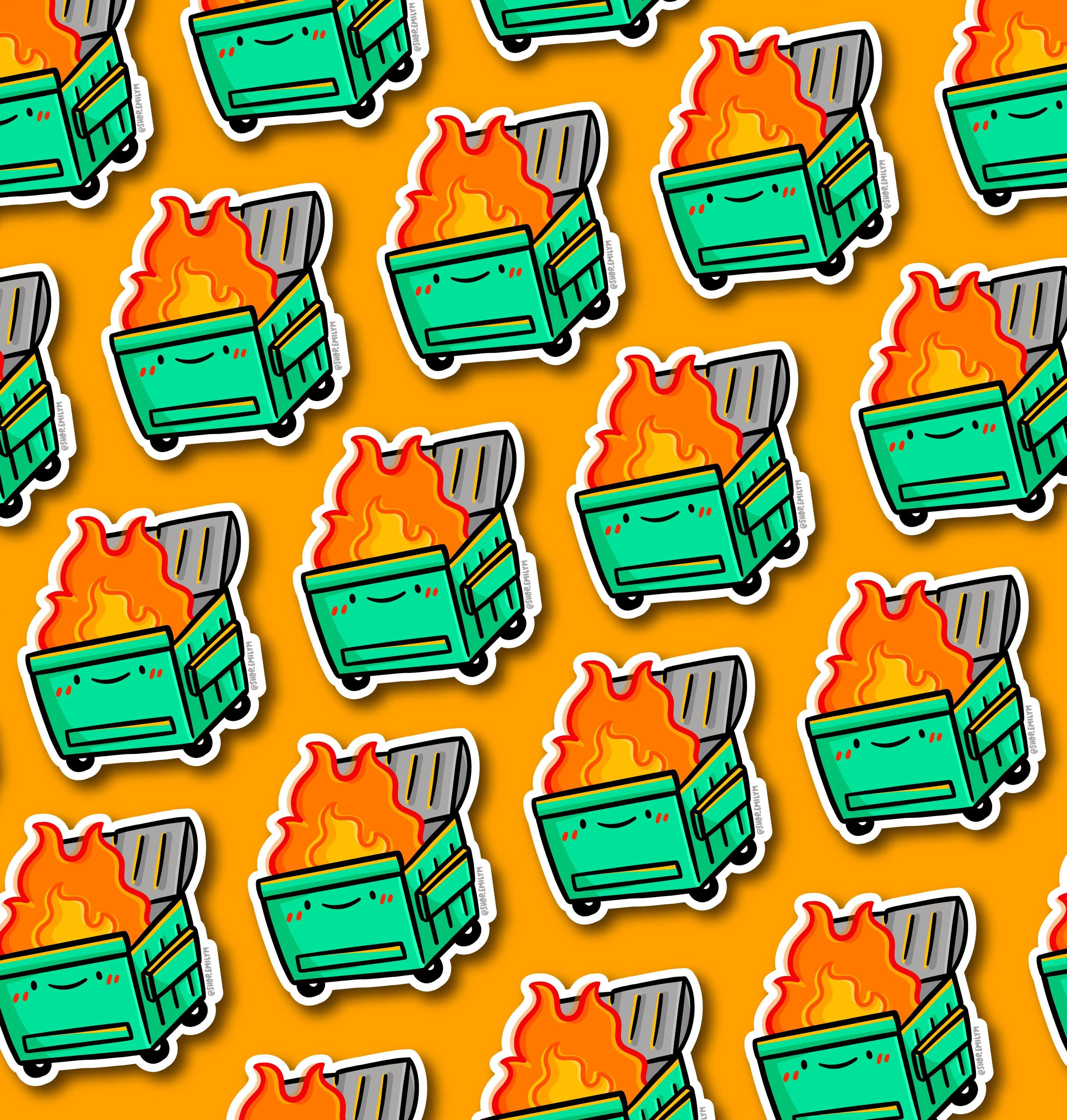 Dumpster Fire Magnet