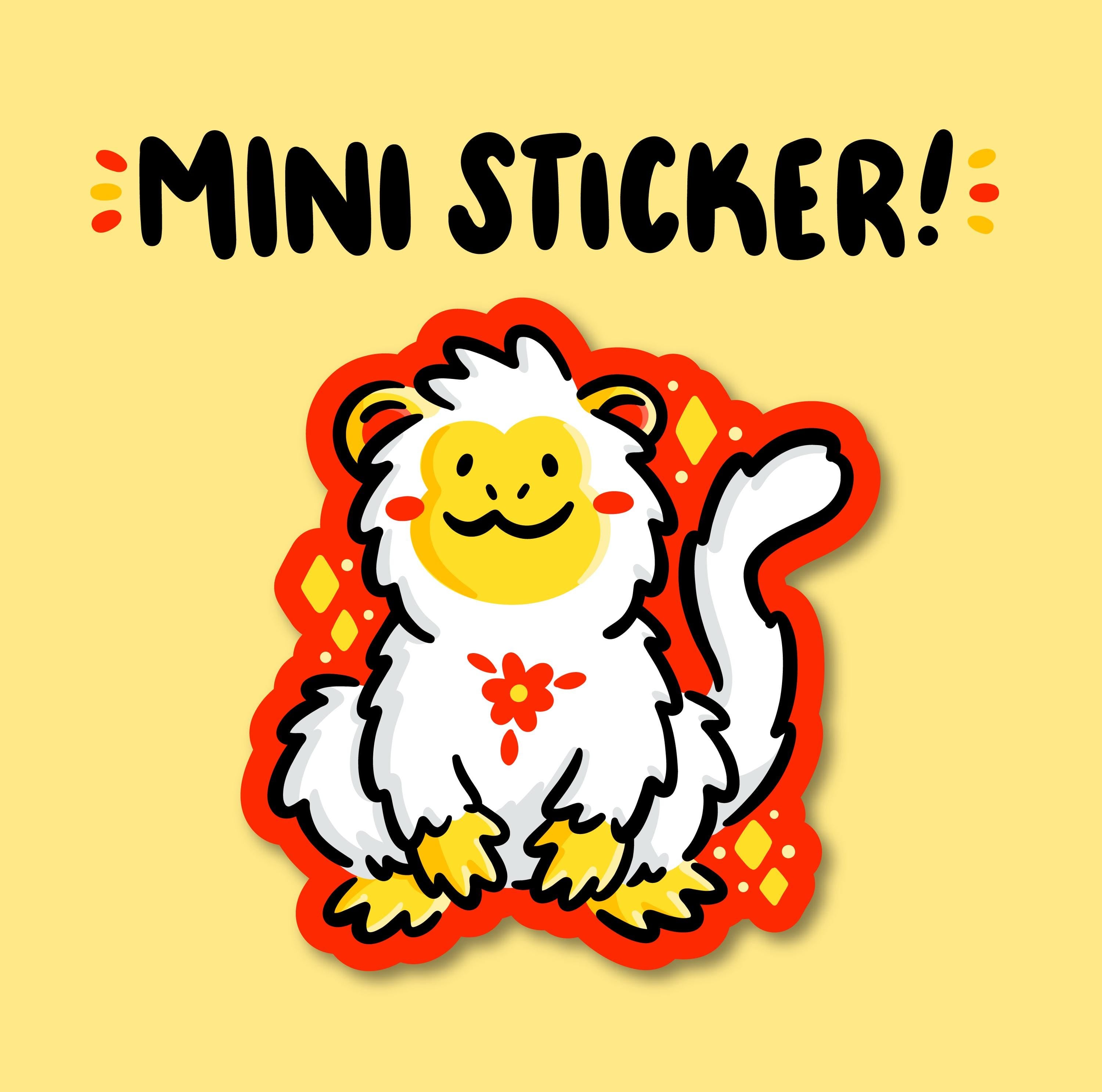 Monkey Zodiac Mini Sticker