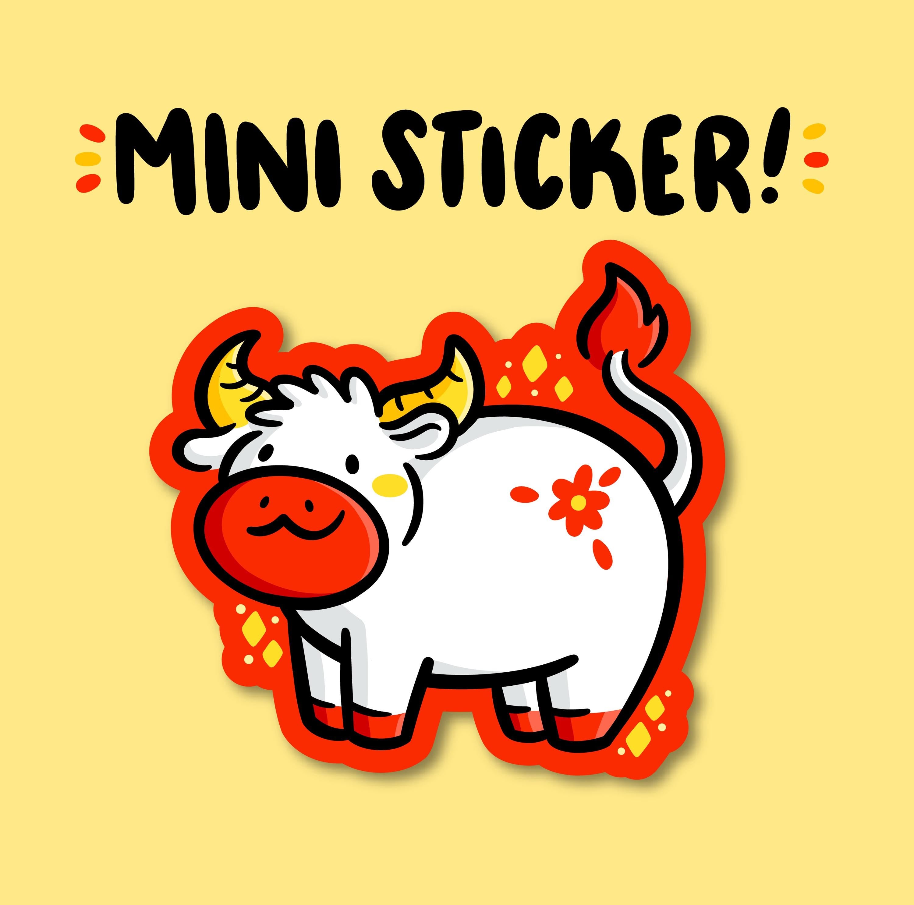 Ox Zodiac Mini Sticker