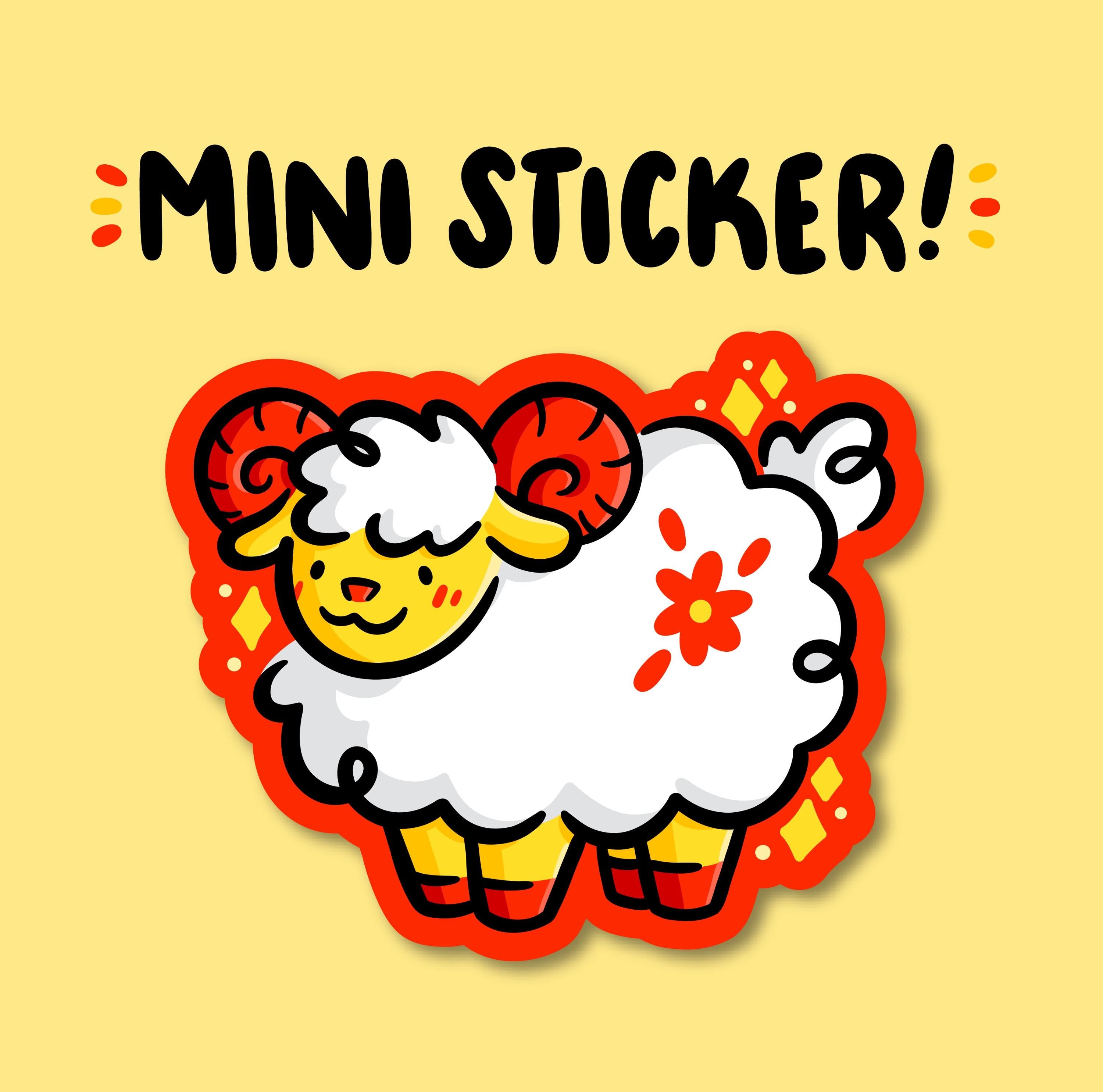 Sheep Zodiac Mini Sticker