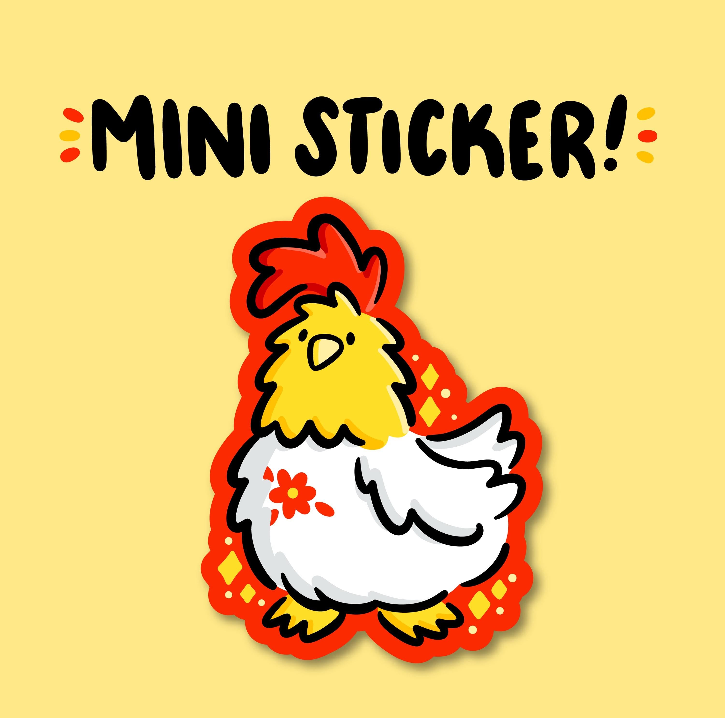 Rooster Zodiac Mini Sticker
