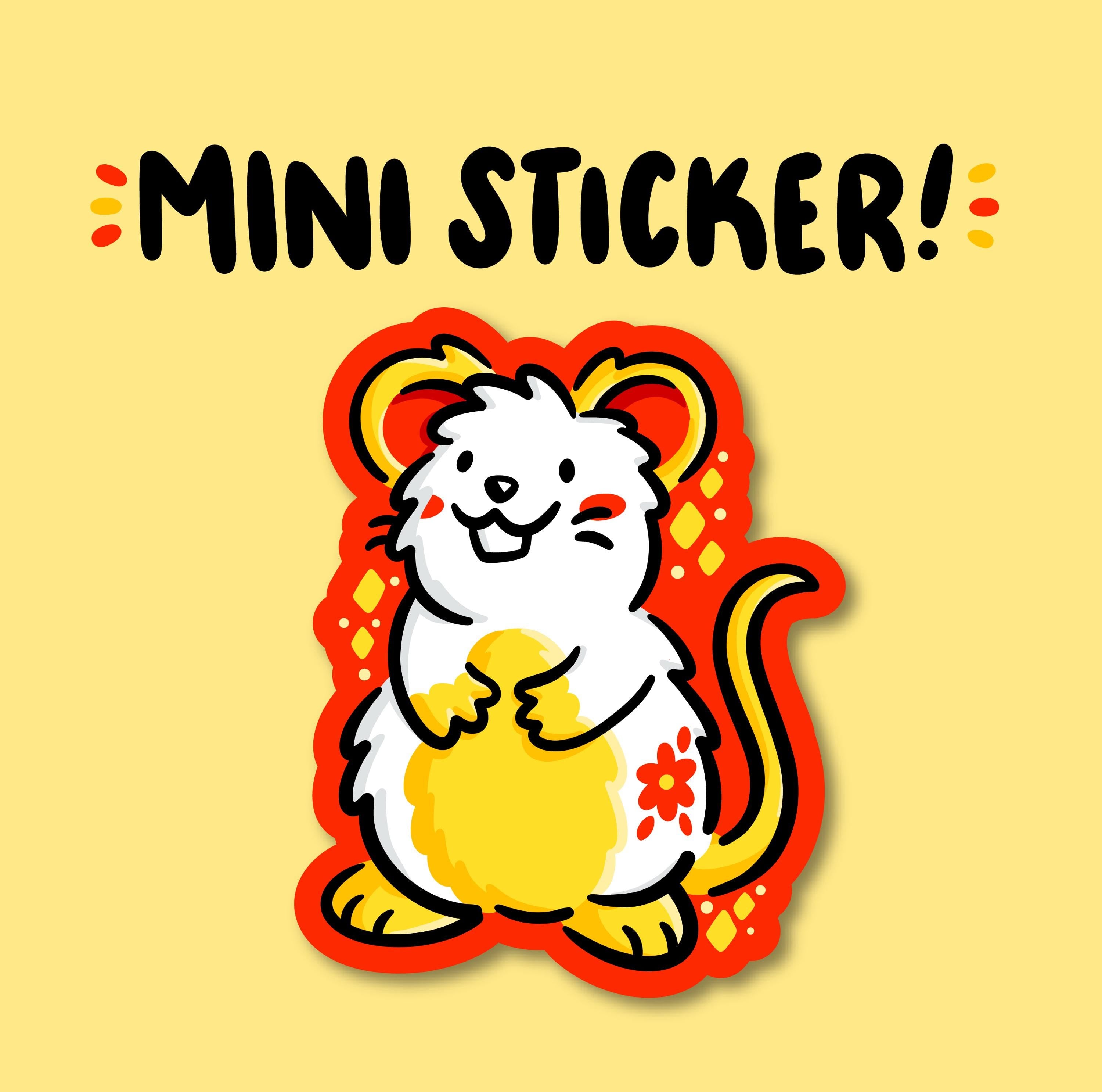 Rat Zodiac Mini Sticker