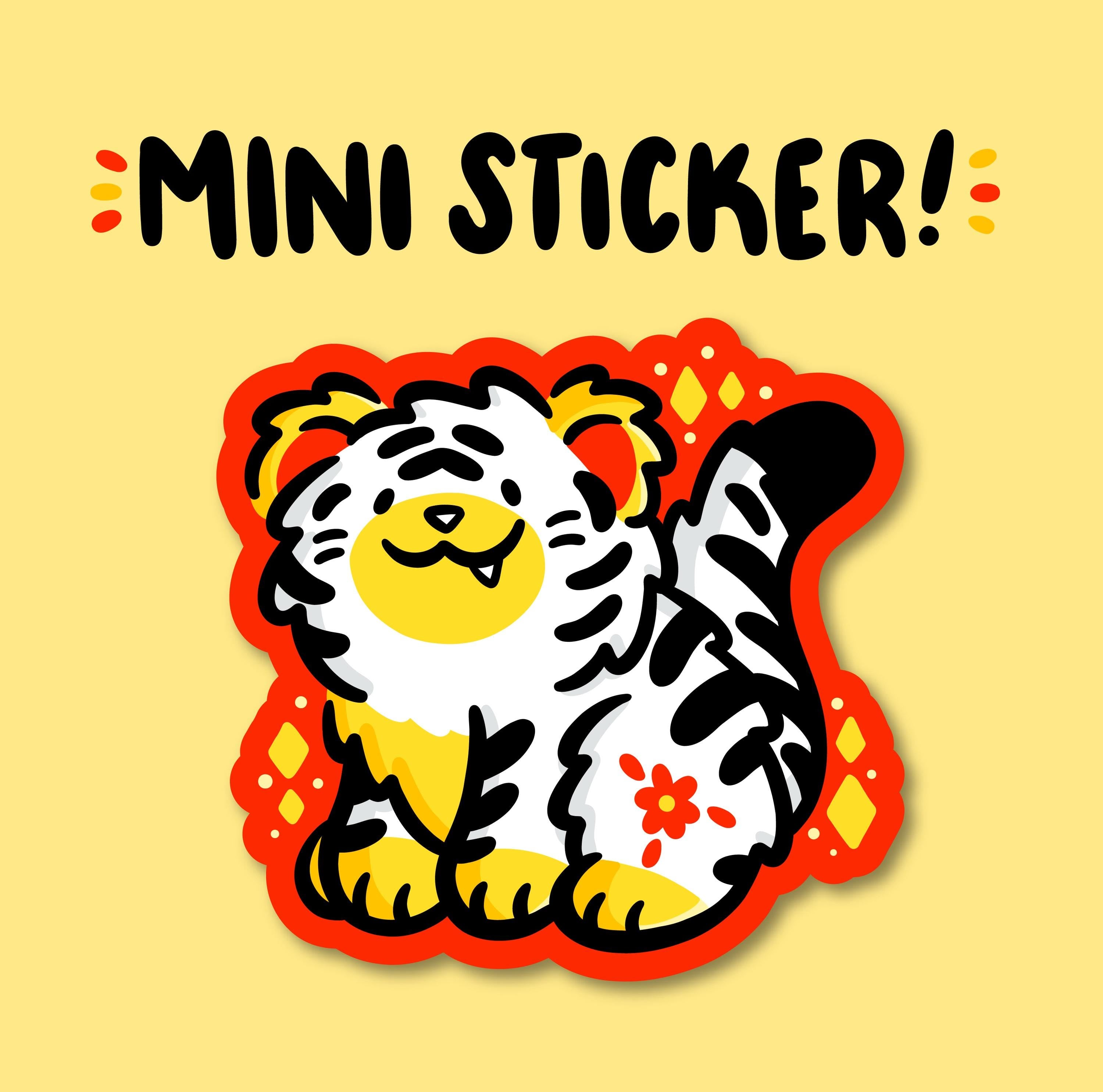 Tiger Zodiac Mini Sticker