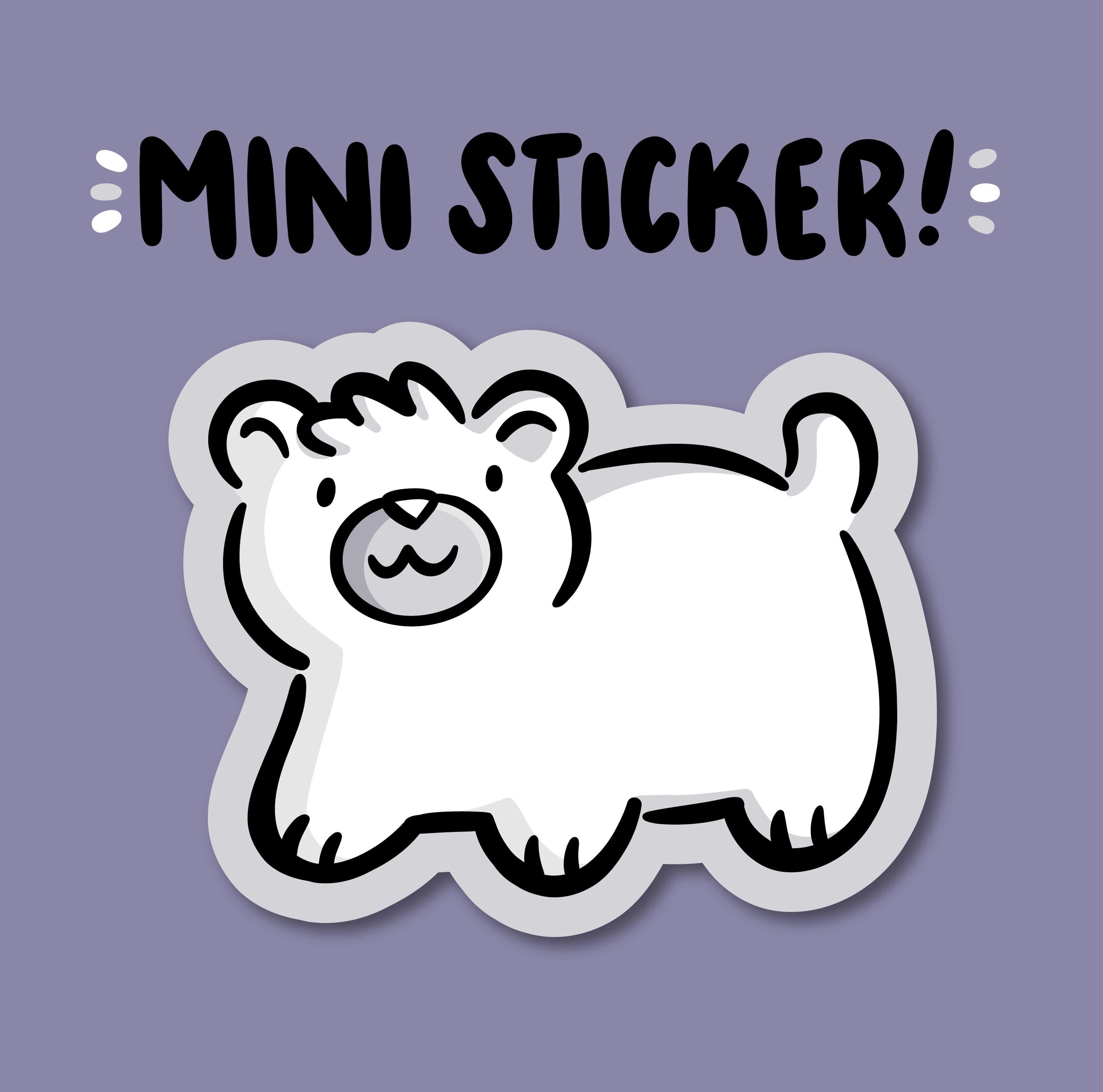 Polar Bear Mini Sticker