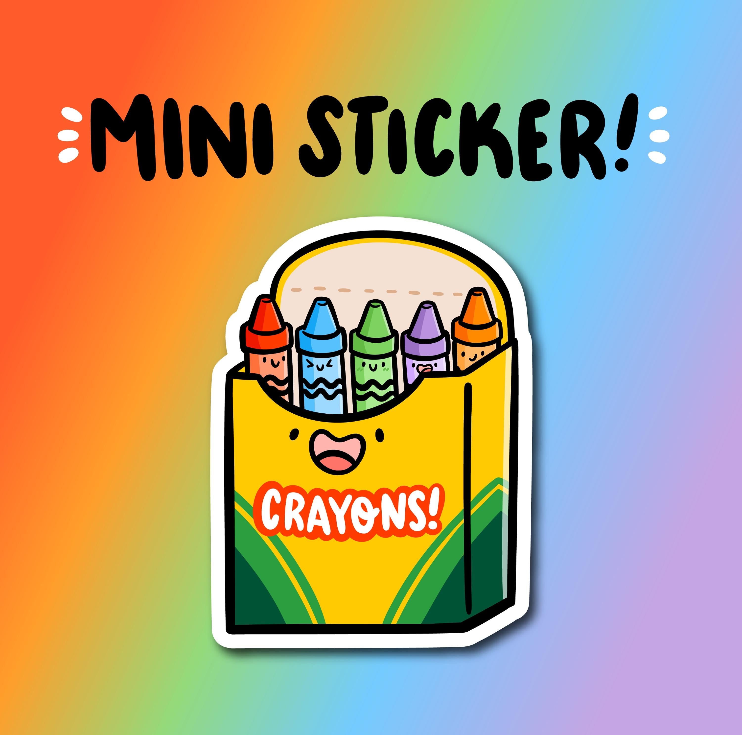 Crayons Mini Sticker