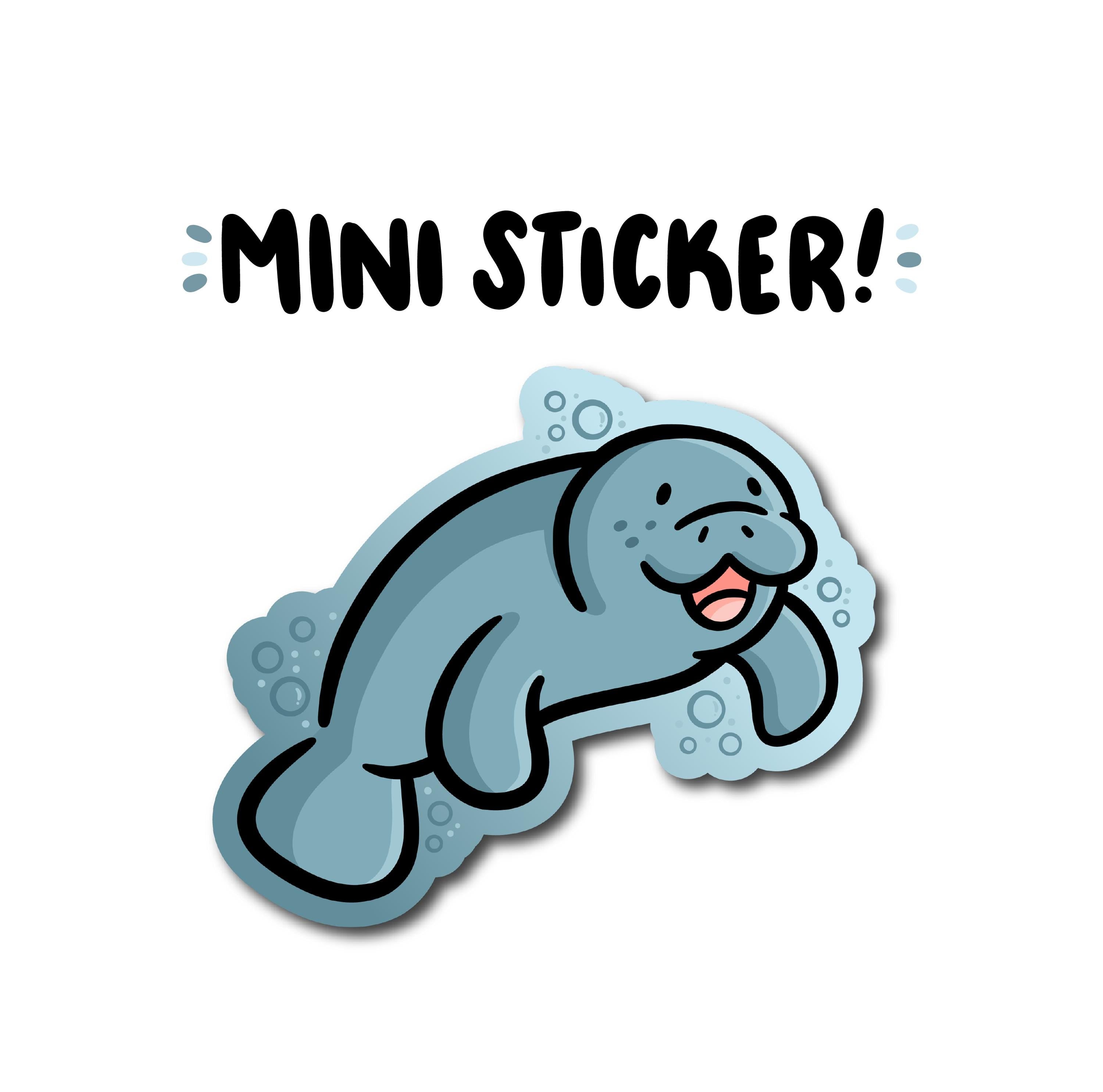 Manatee Mini Sticker