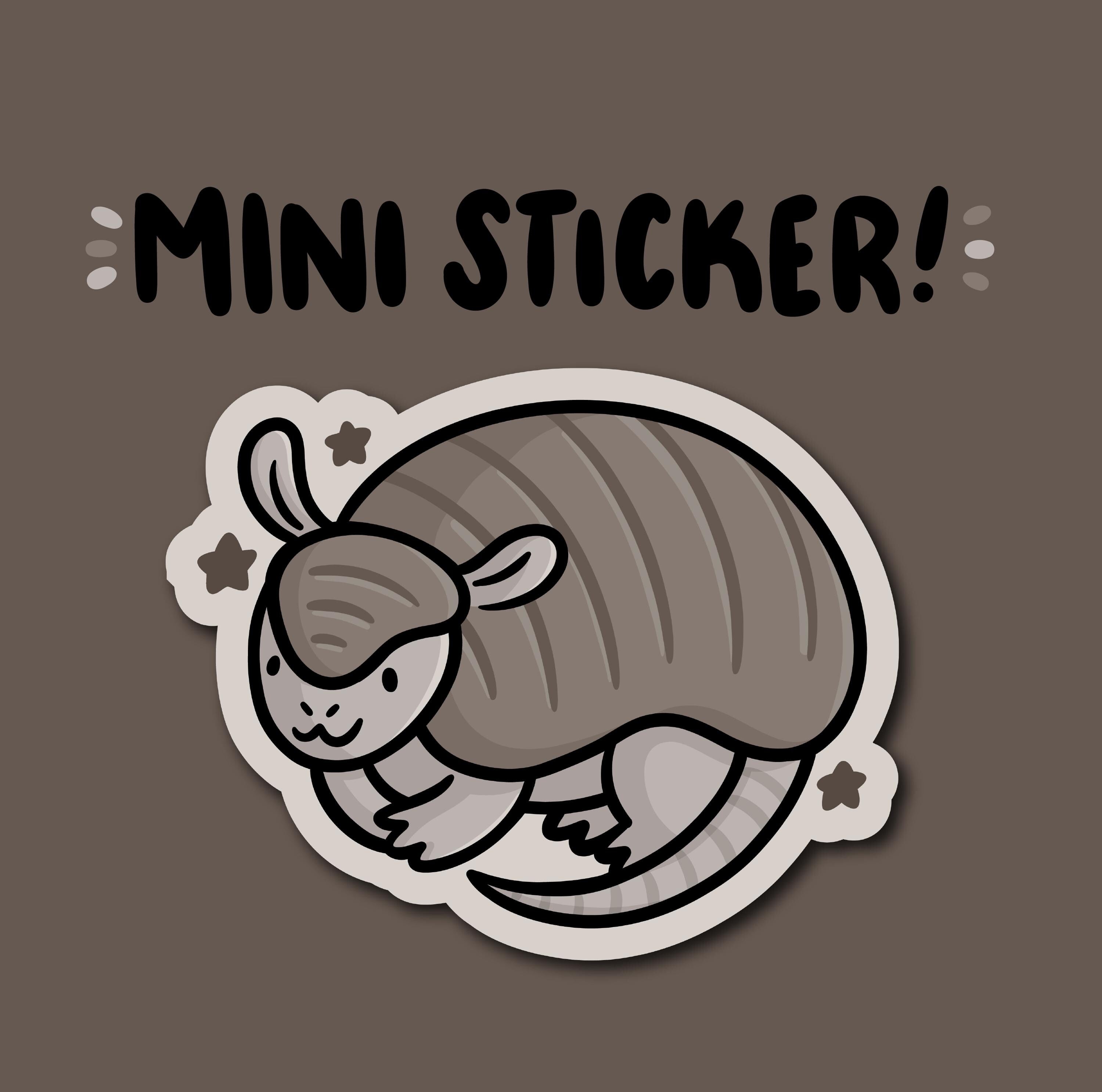 Armadillo Mini Sticker