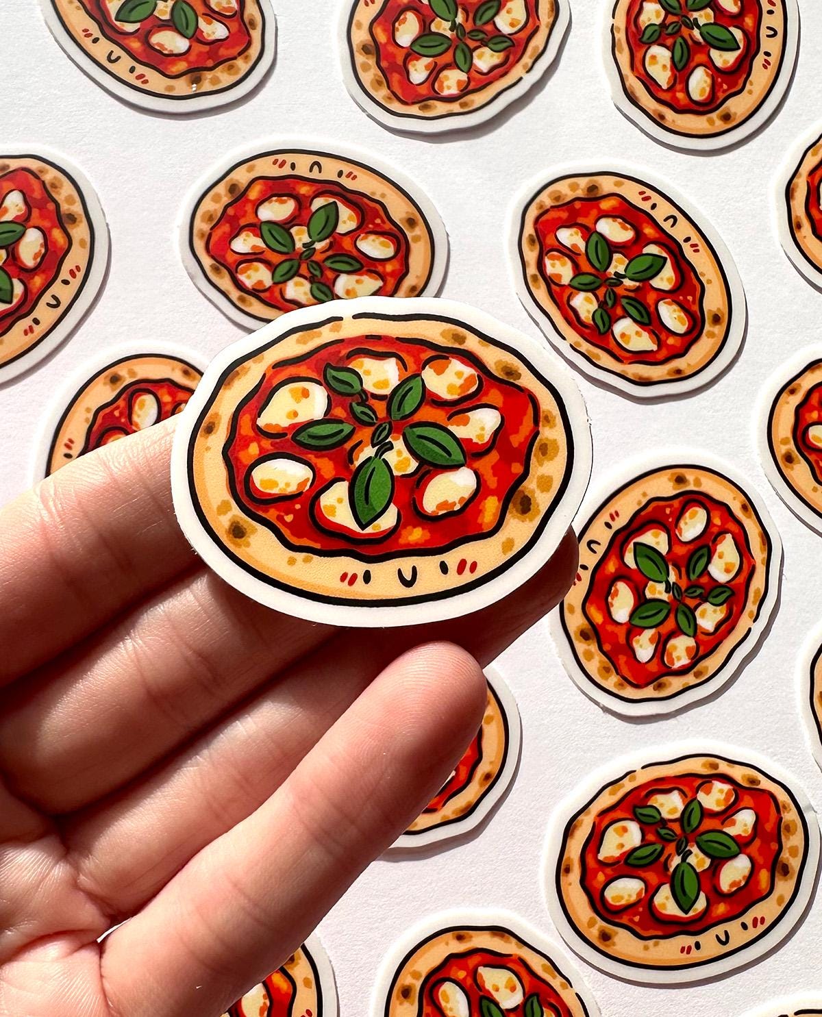 Margherita Pizza Mini Sticker