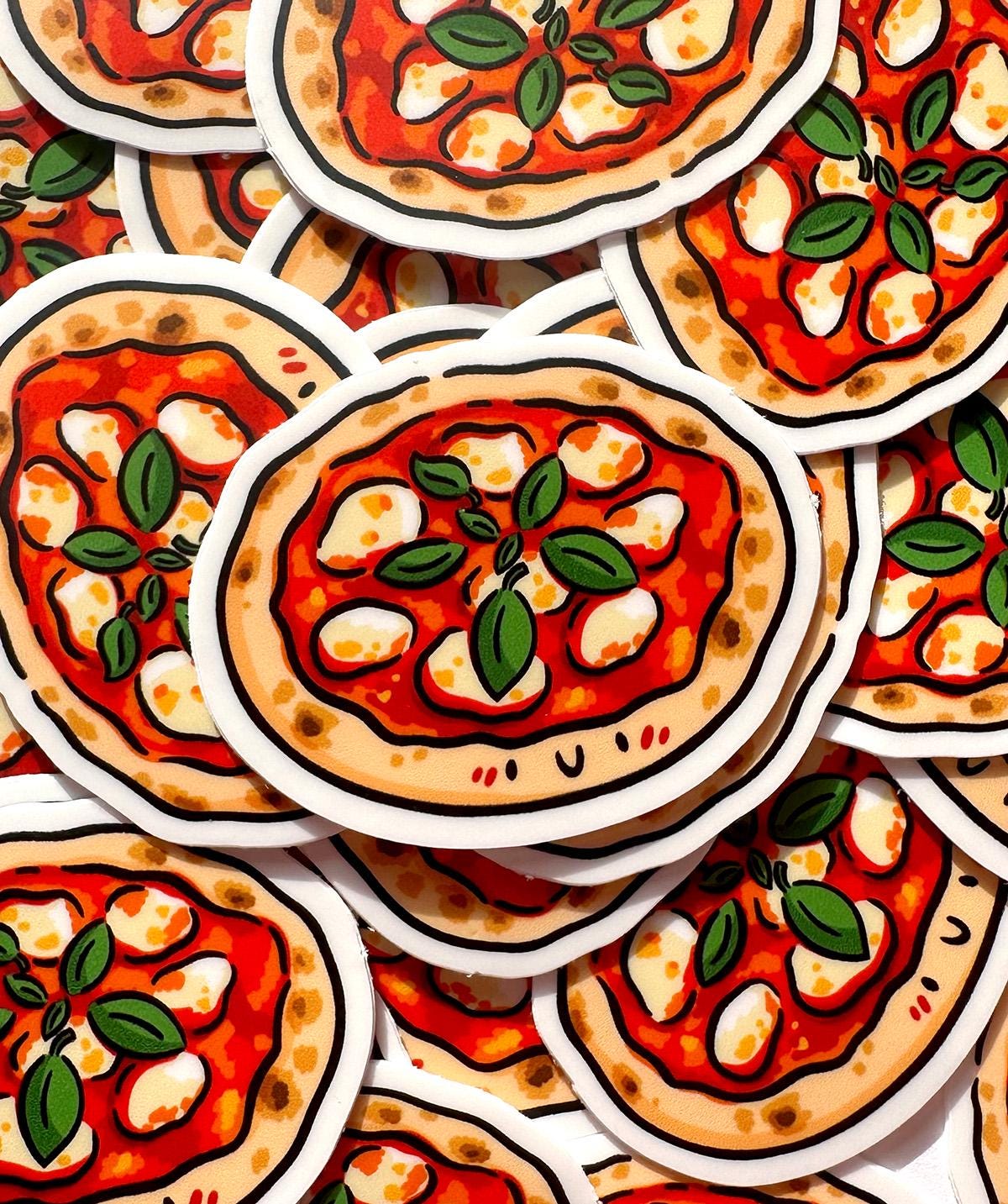 Margherita Pizza Mini Sticker