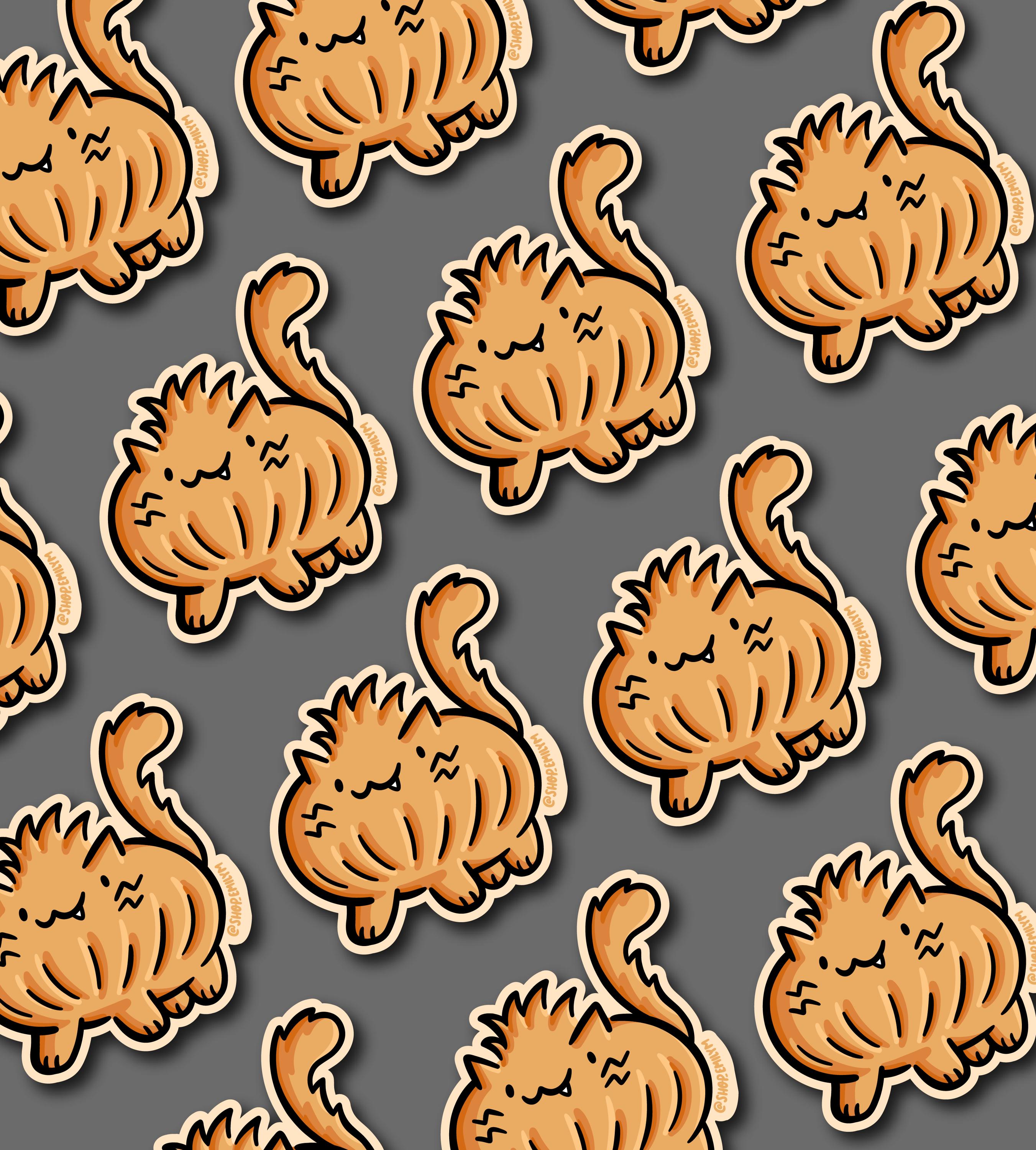 Onion Cat Sticker