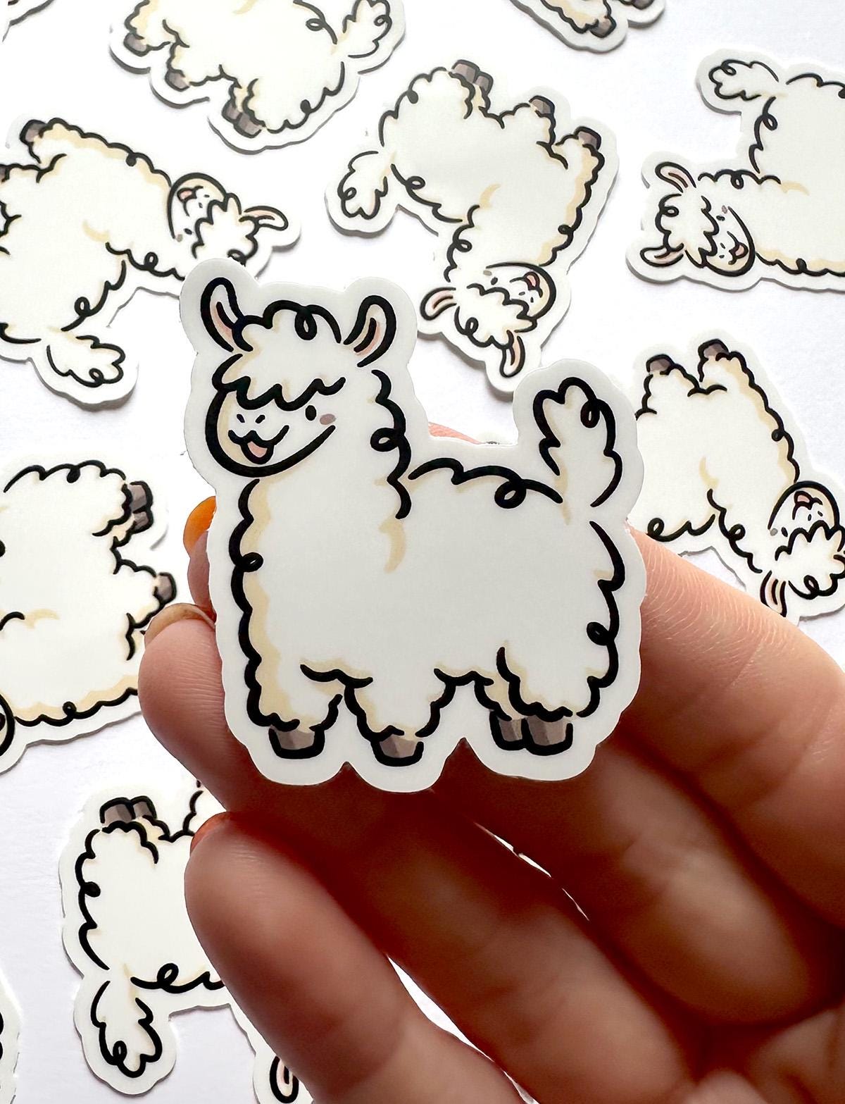 Llama Mini Sticker
