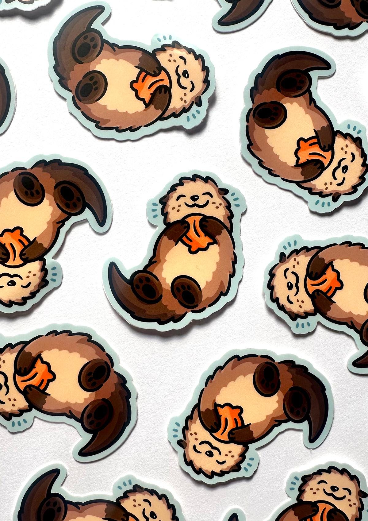 Sea Otter Mini Sticker