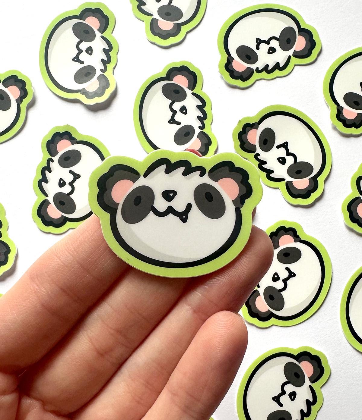 Panda Face Mini Sticker