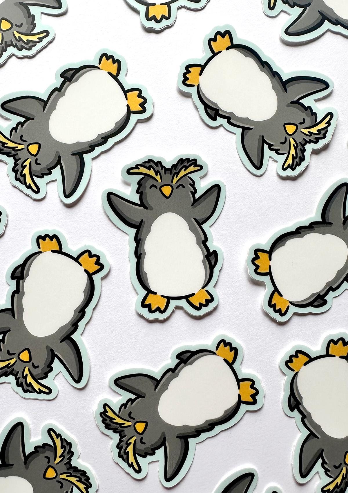 Macaroni Penguin Mini Sticker