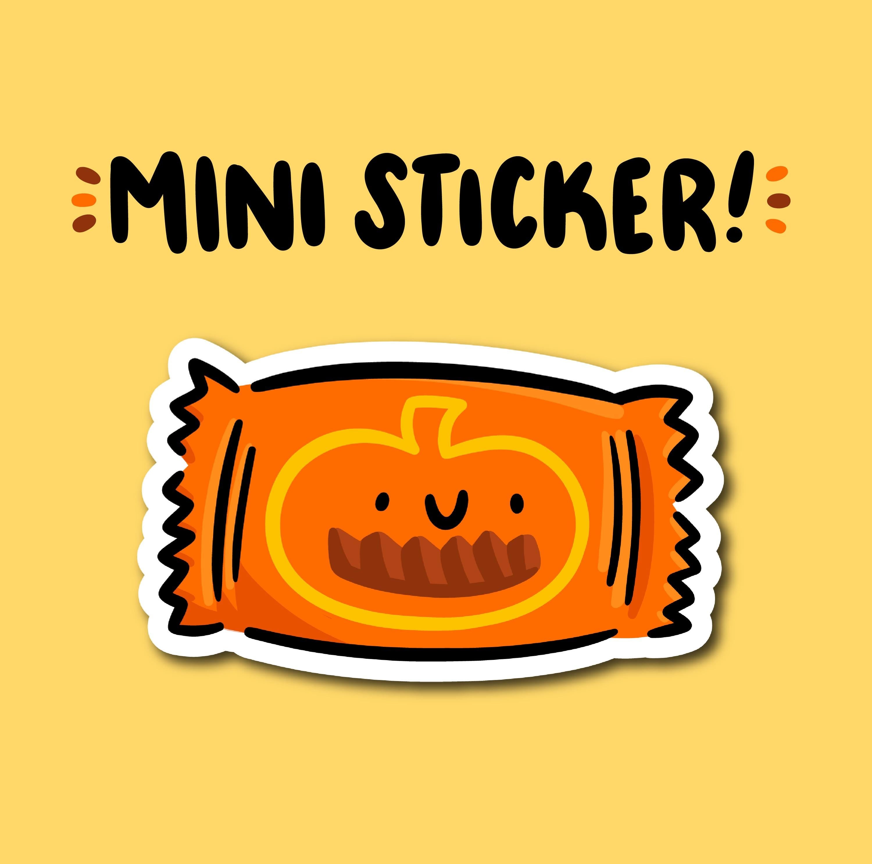 Peanut Butter Pumpkin Mini Sticker