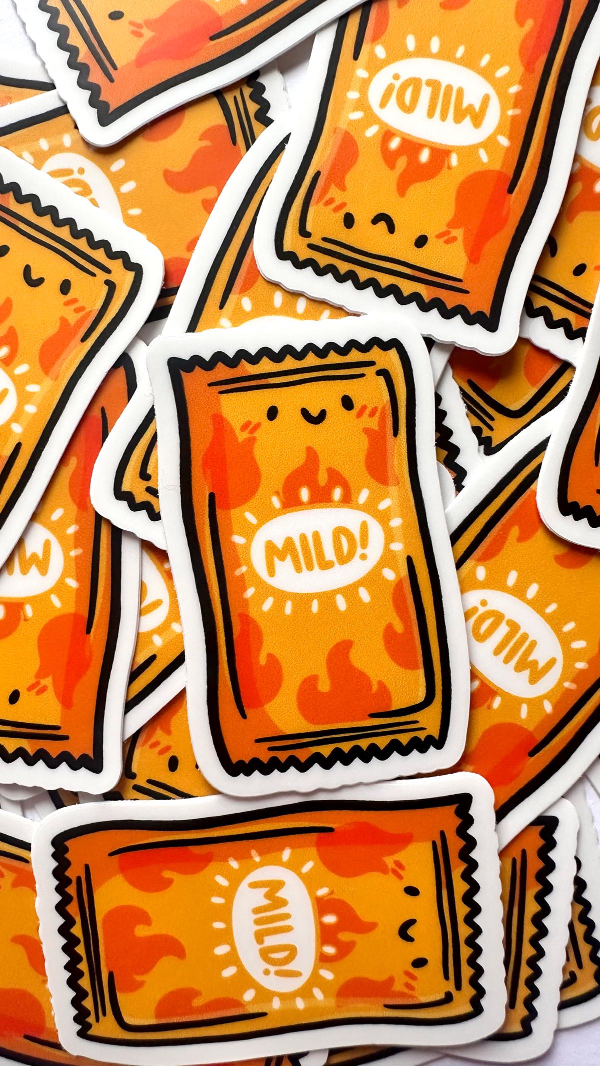 Taco Sauce Mini Sticker (Mild)