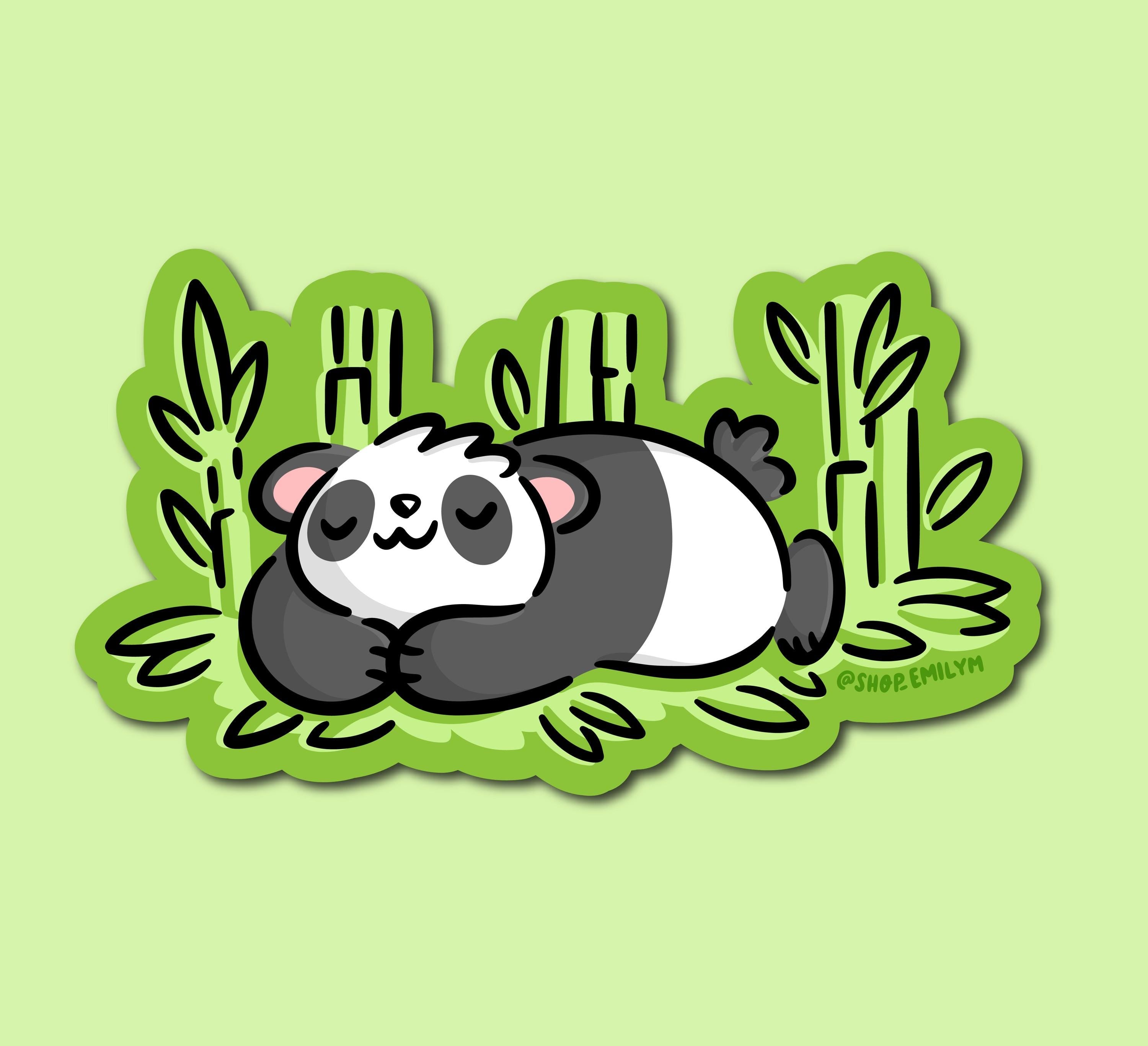 Sleepy Panda Magnet