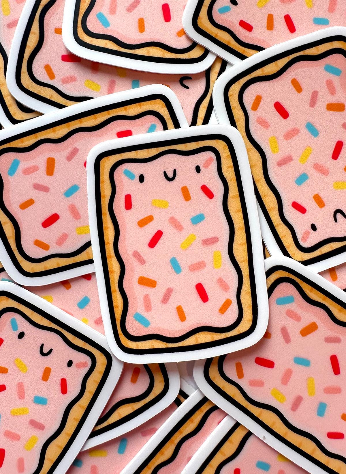 Strawberry Milkshake Toaster Pastry Mini Sticker