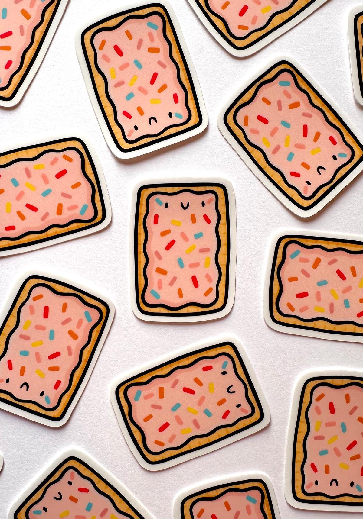 Strawberry Milkshake Toaster Pastry Mini Sticker