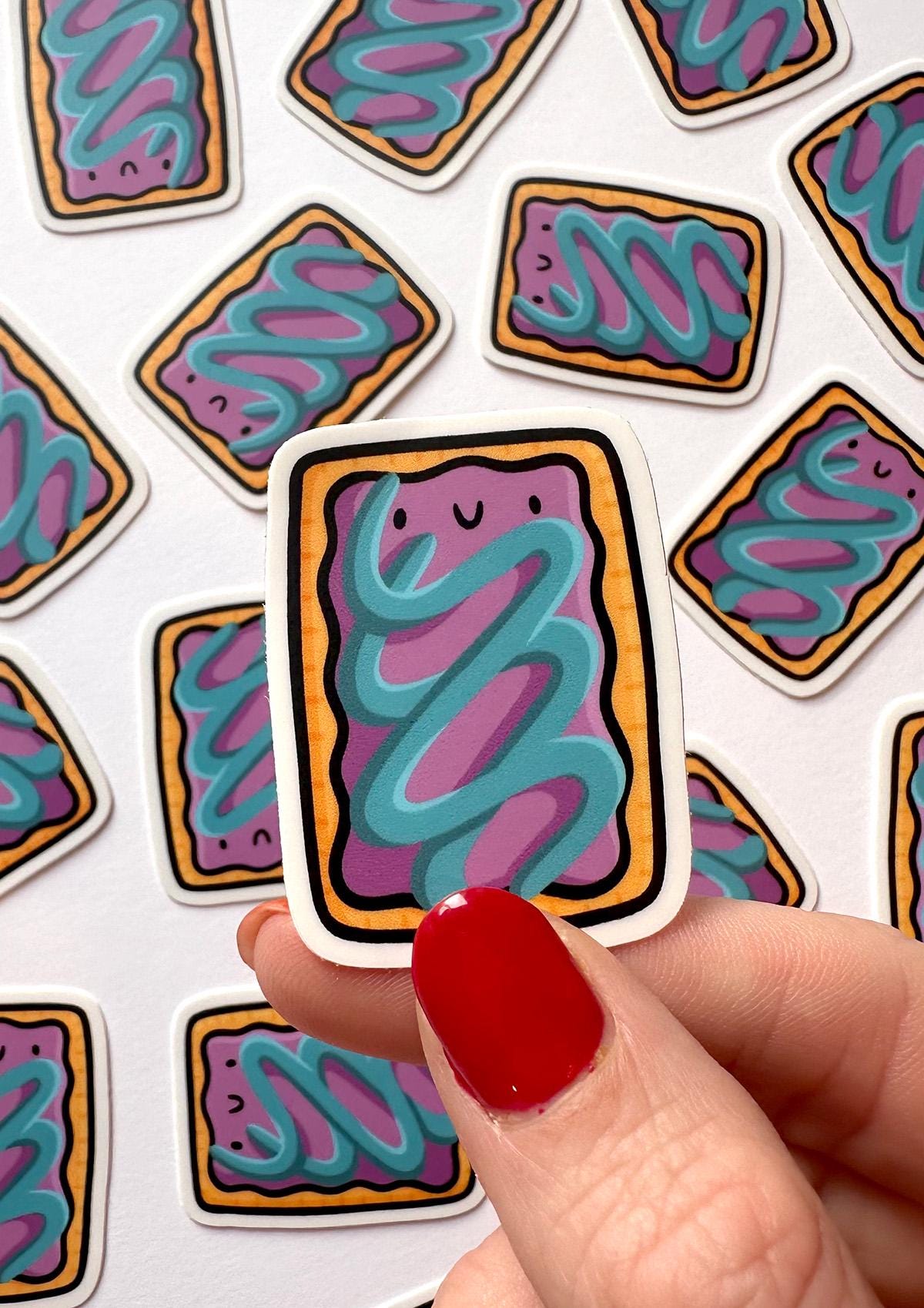 Wildberry Toaster Pastry Mini Sticker