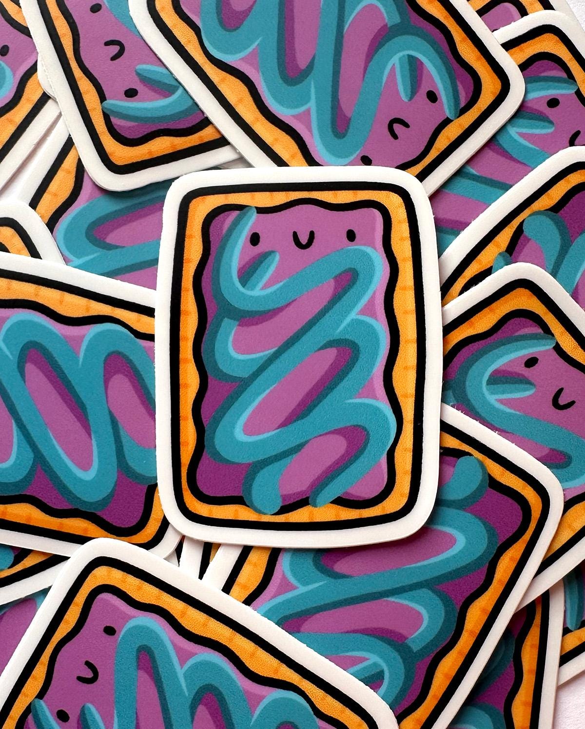 Wildberry Toaster Pastry Mini Sticker
