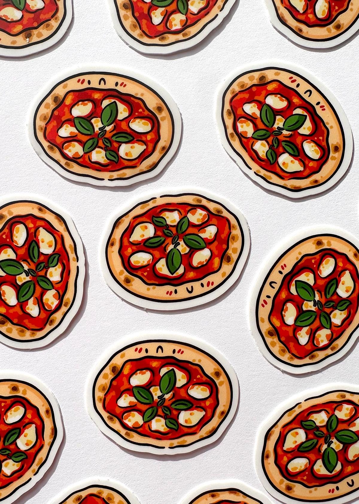 Margherita Pizza Mini Sticker