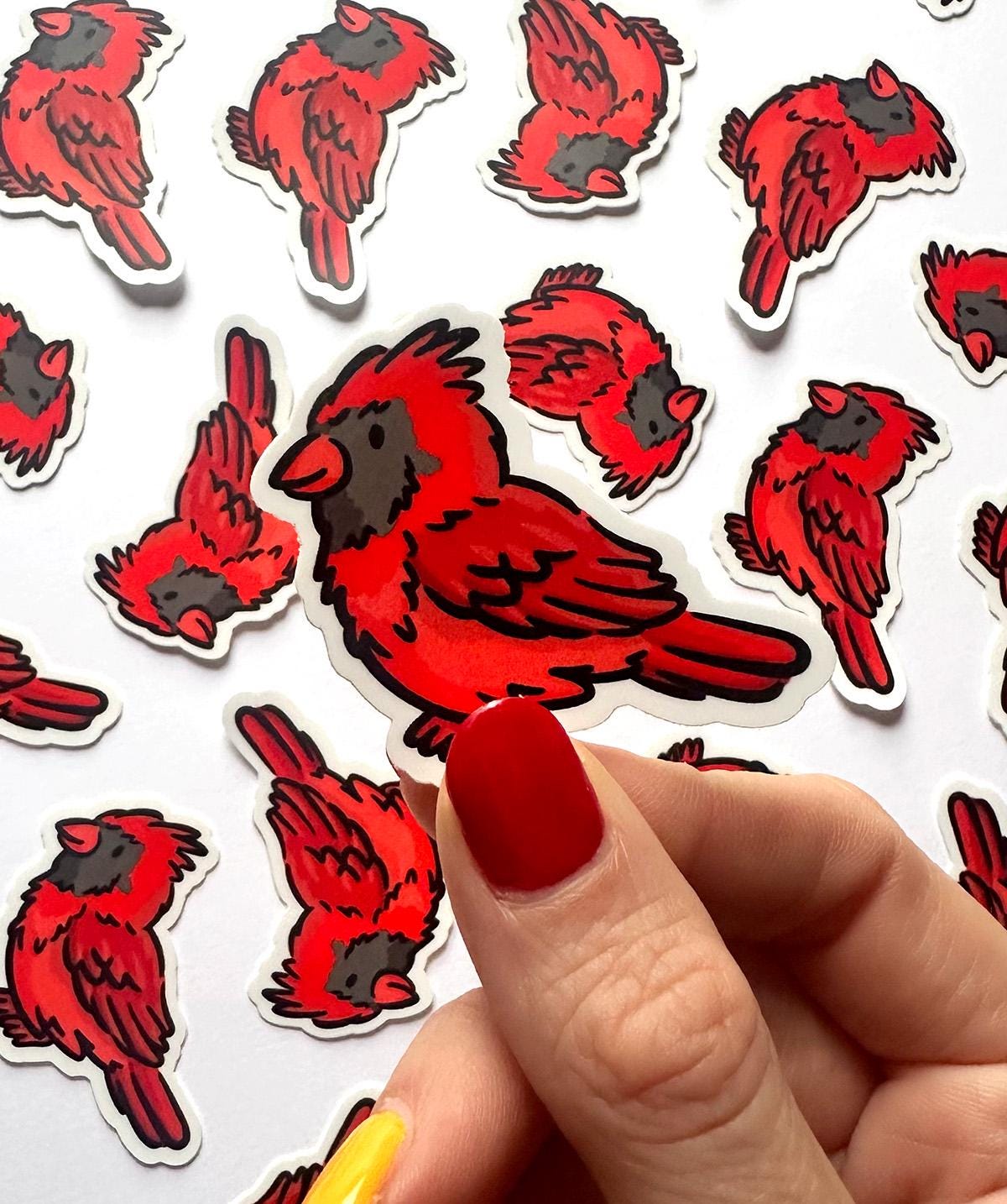 Cardinal Mini Sticker