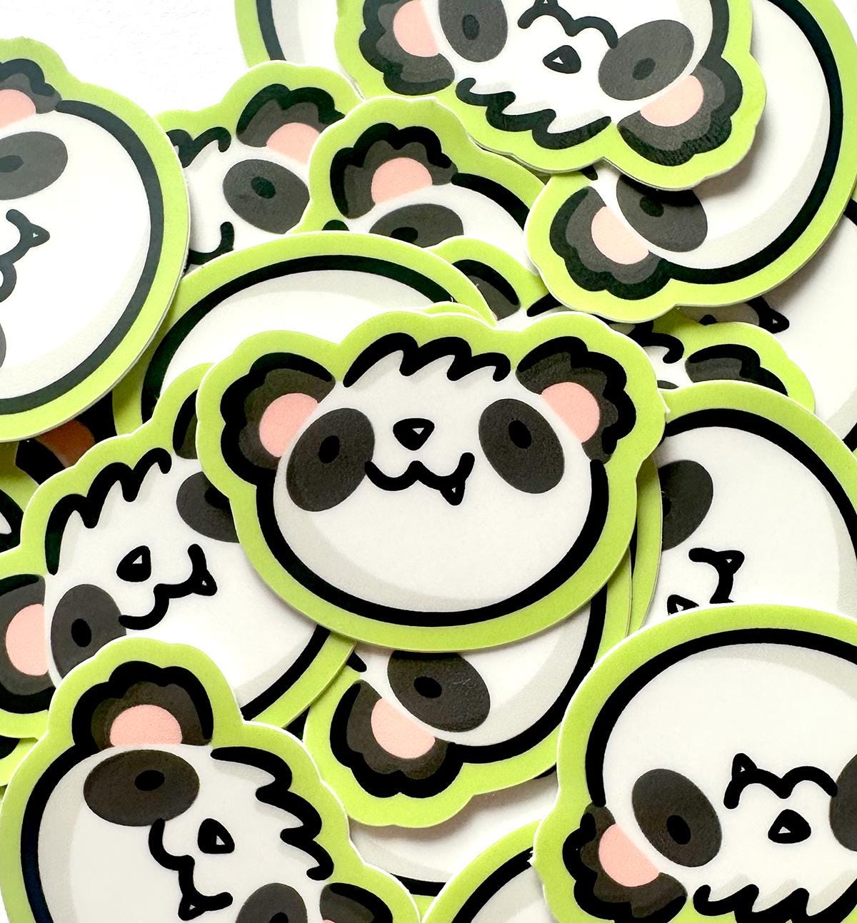 Panda Face Mini Sticker