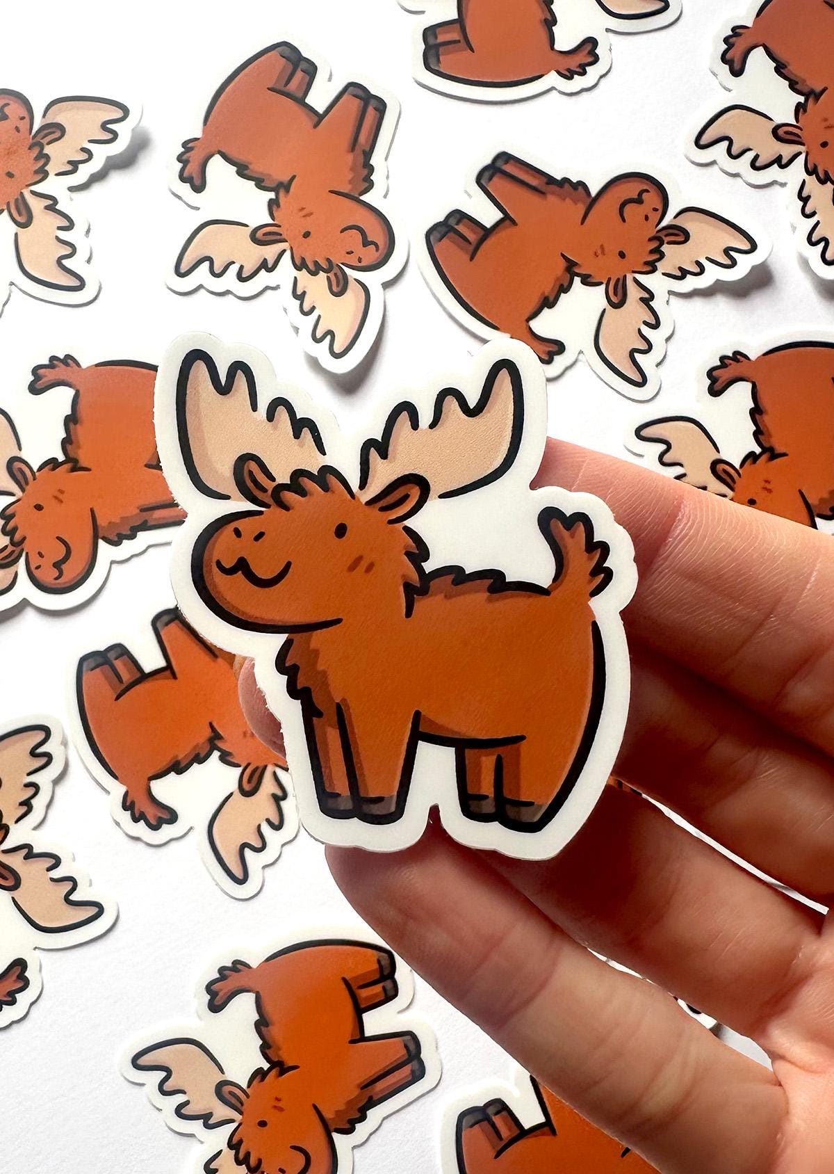 Moose Mini Sticker