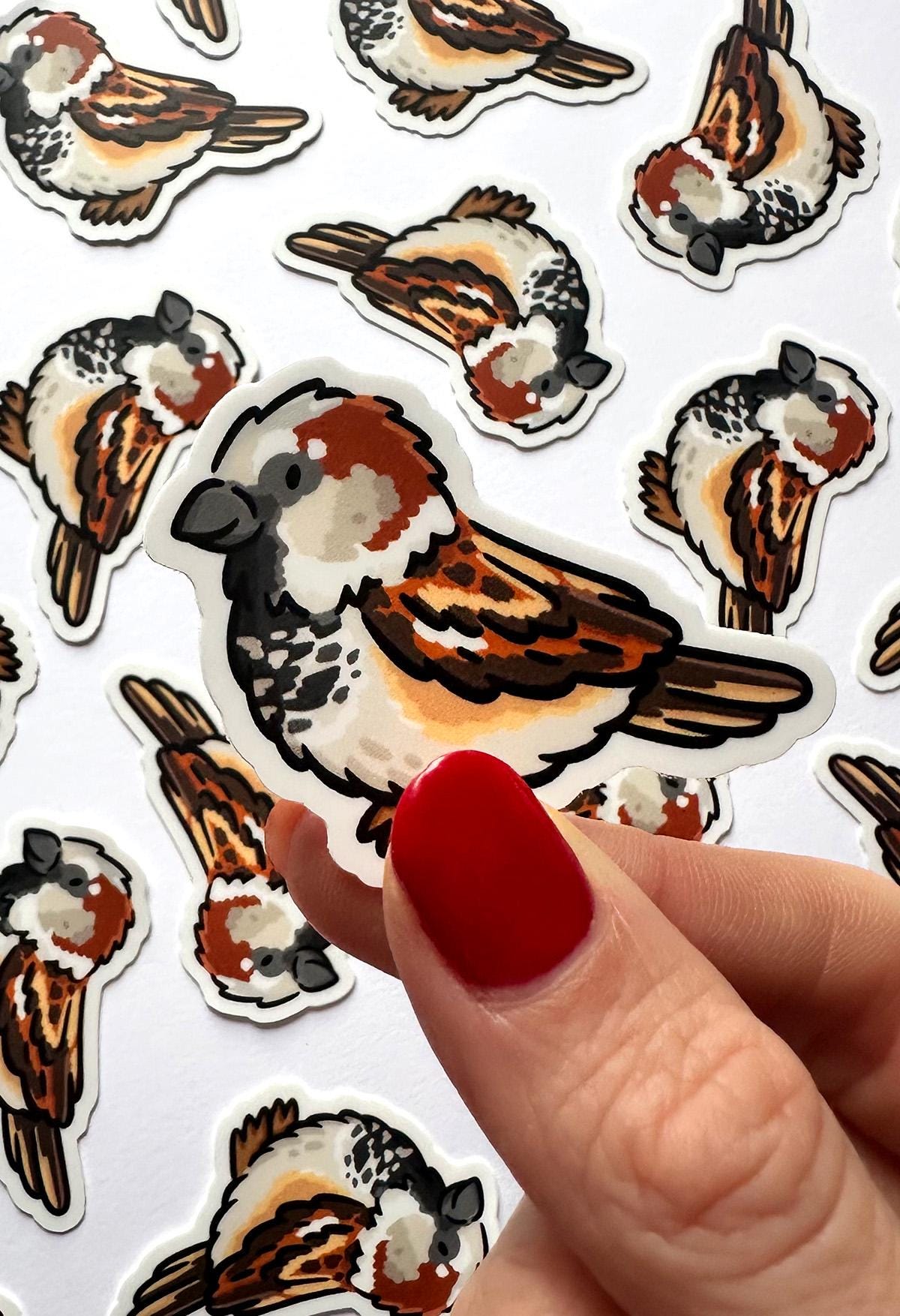 Sparrow Mini Sticker