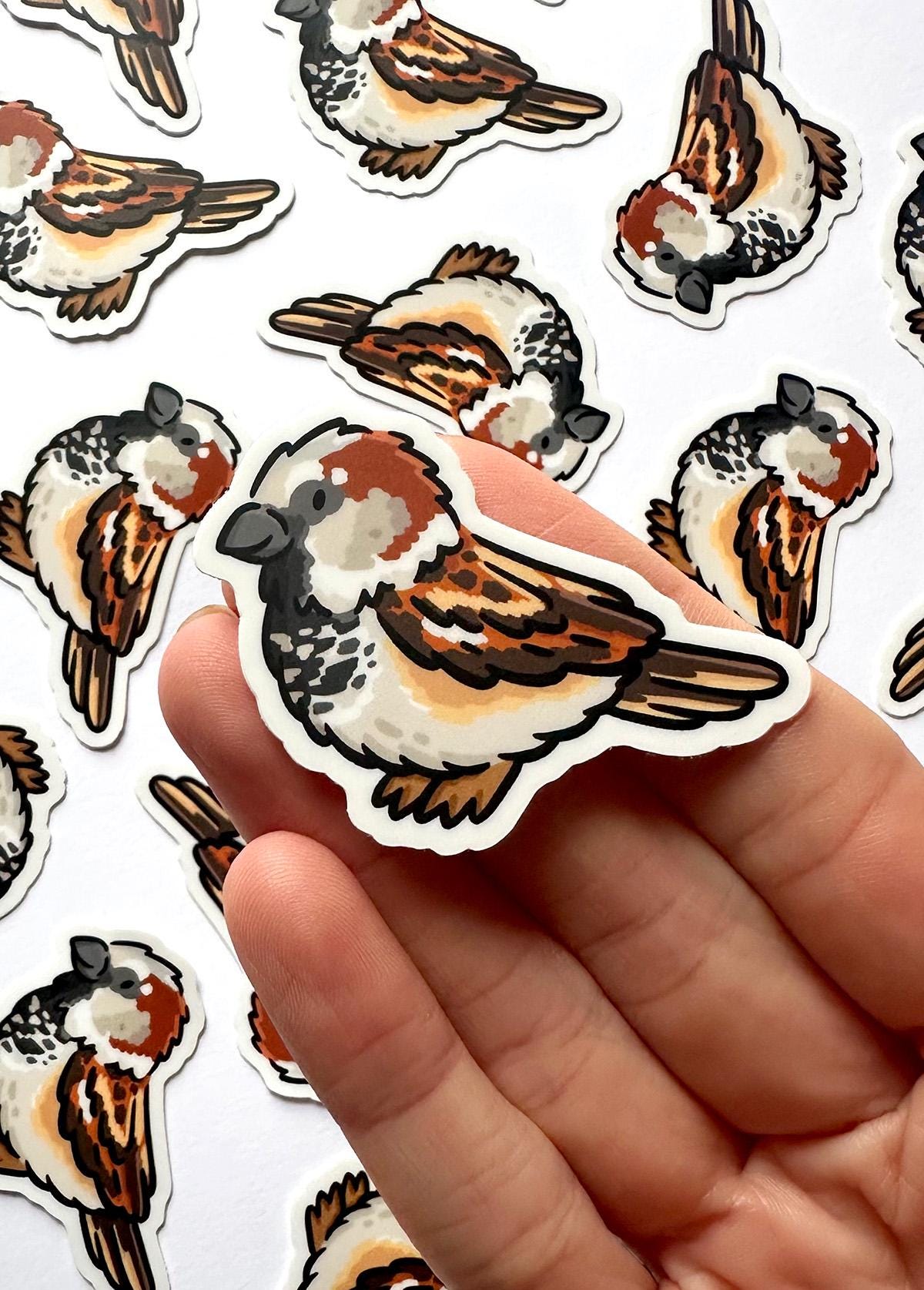 Sparrow Mini Sticker