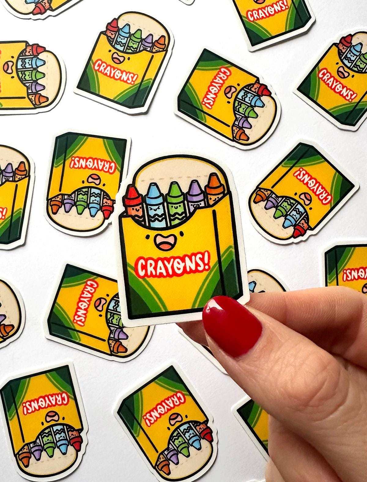 Crayons Mini Sticker