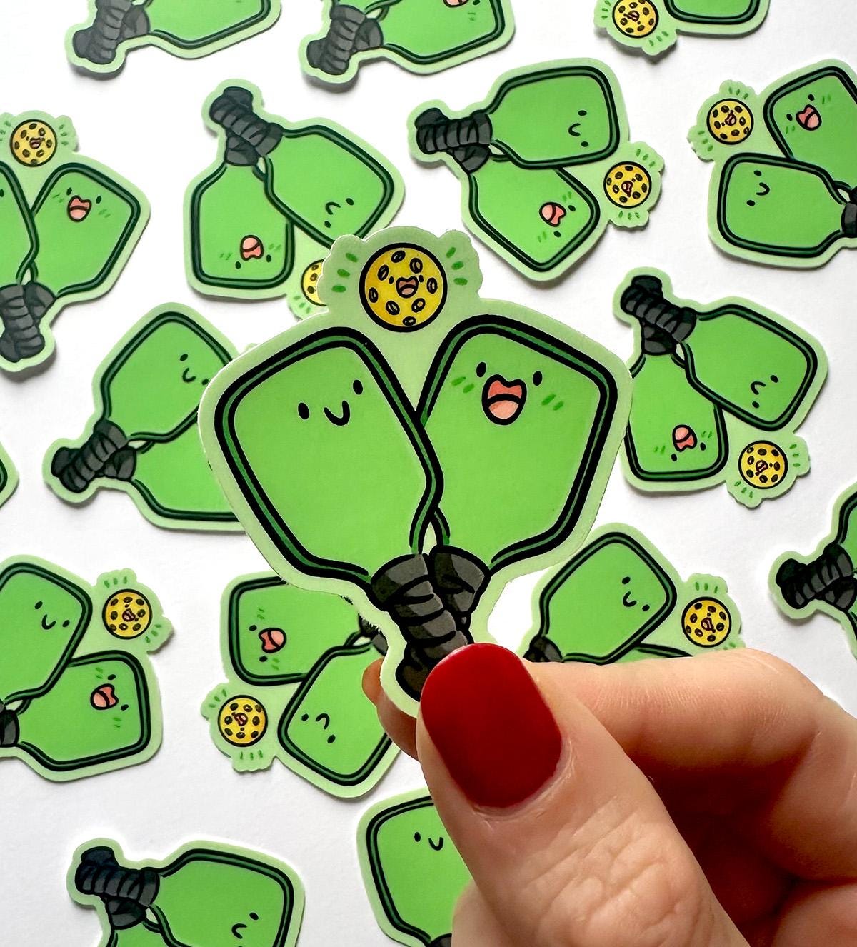 Pickleball Mini Sticker