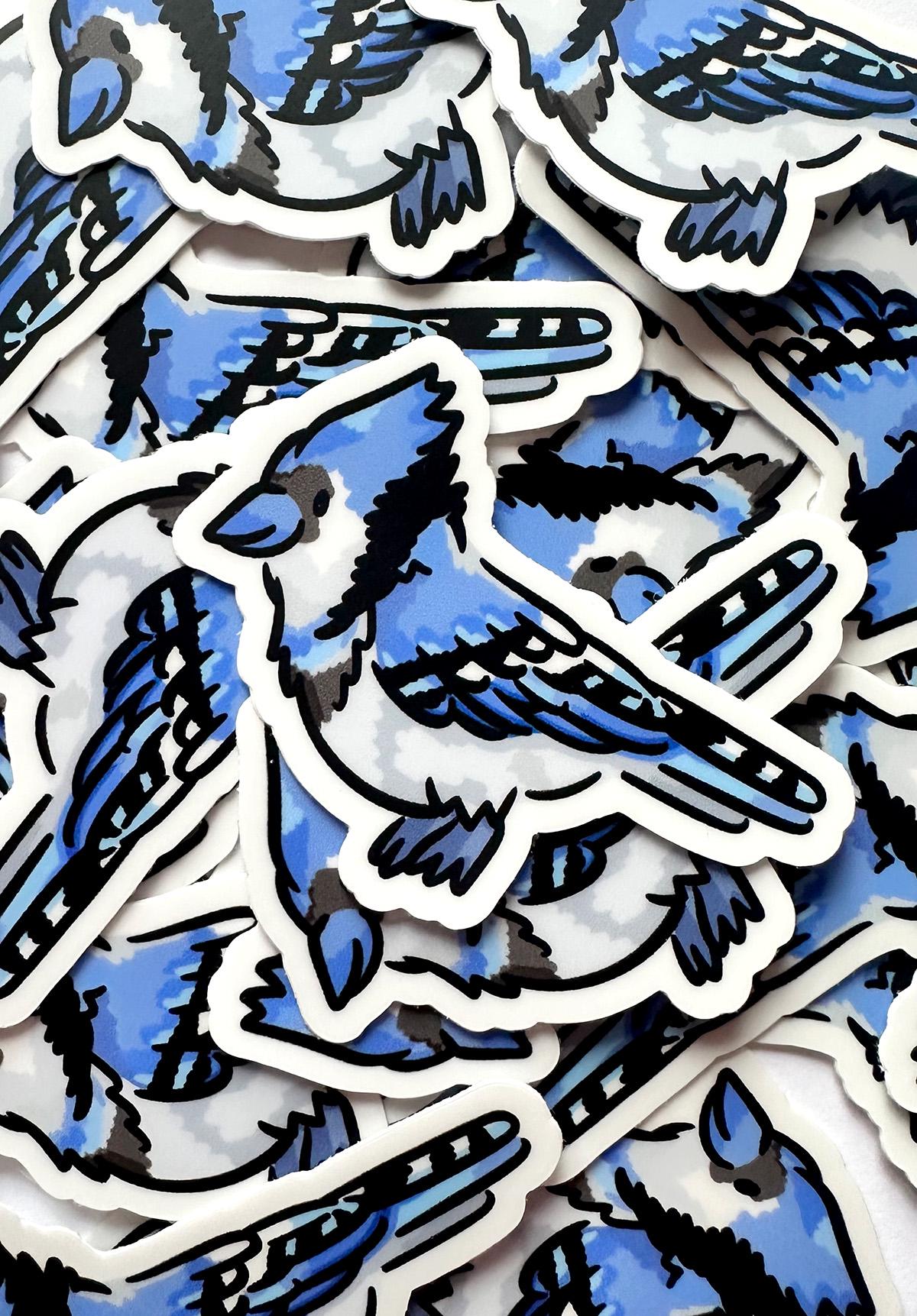 Bluejay Mini Sticker
