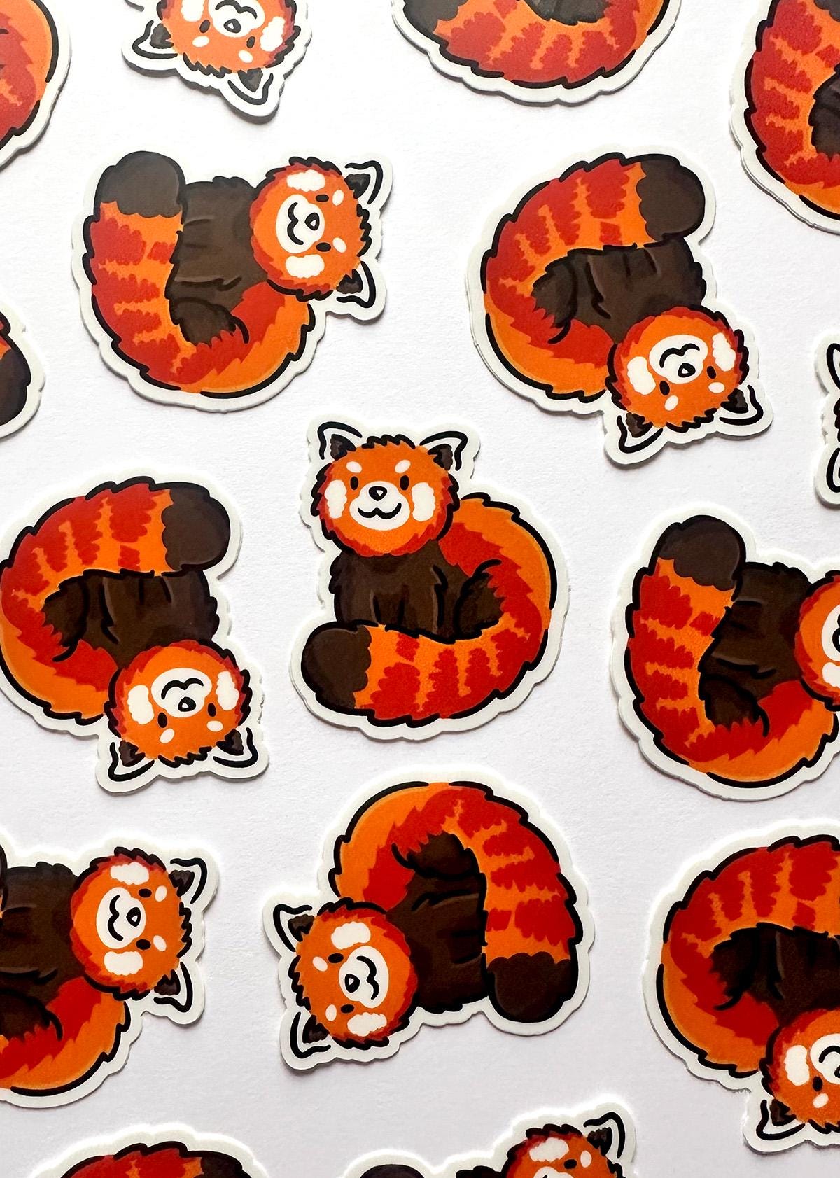 Red Panda Mini Sticker