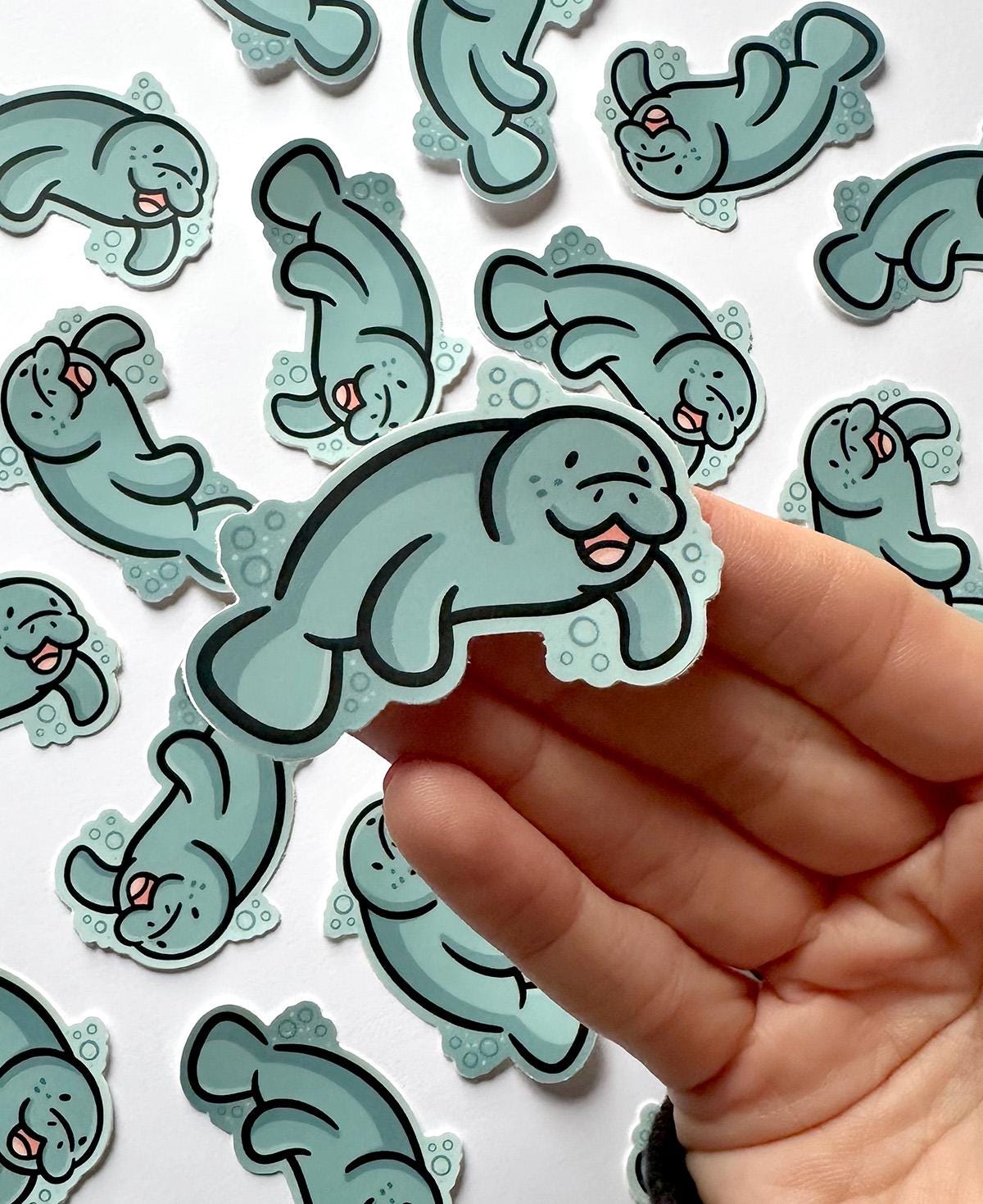 Manatee Mini Sticker