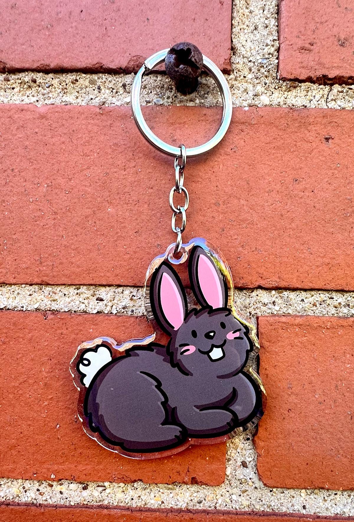 Bunny Keychain (Black)