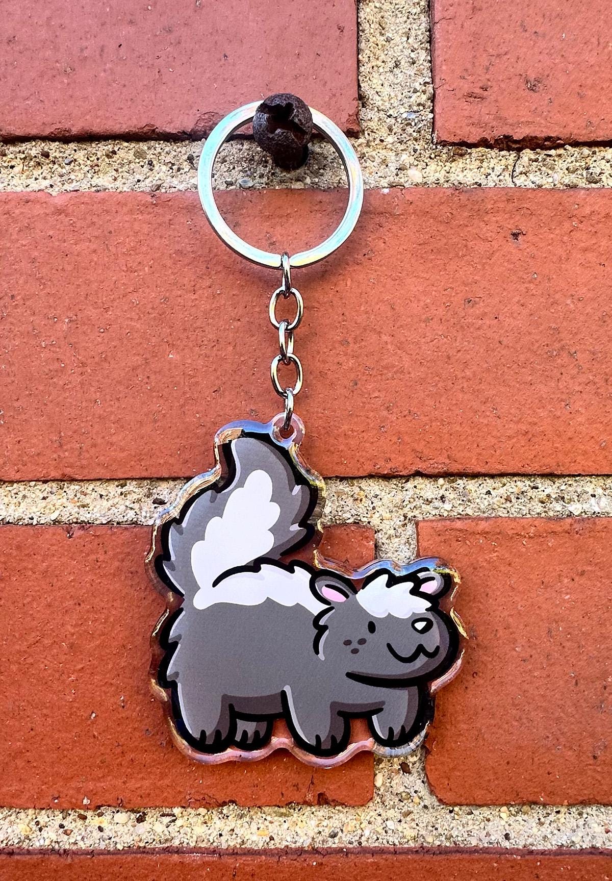 Skunk Keychain