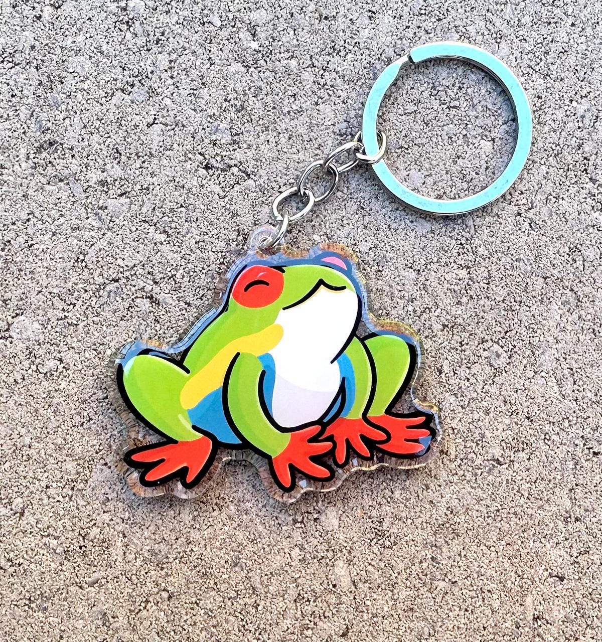 Tree Frog Keychain