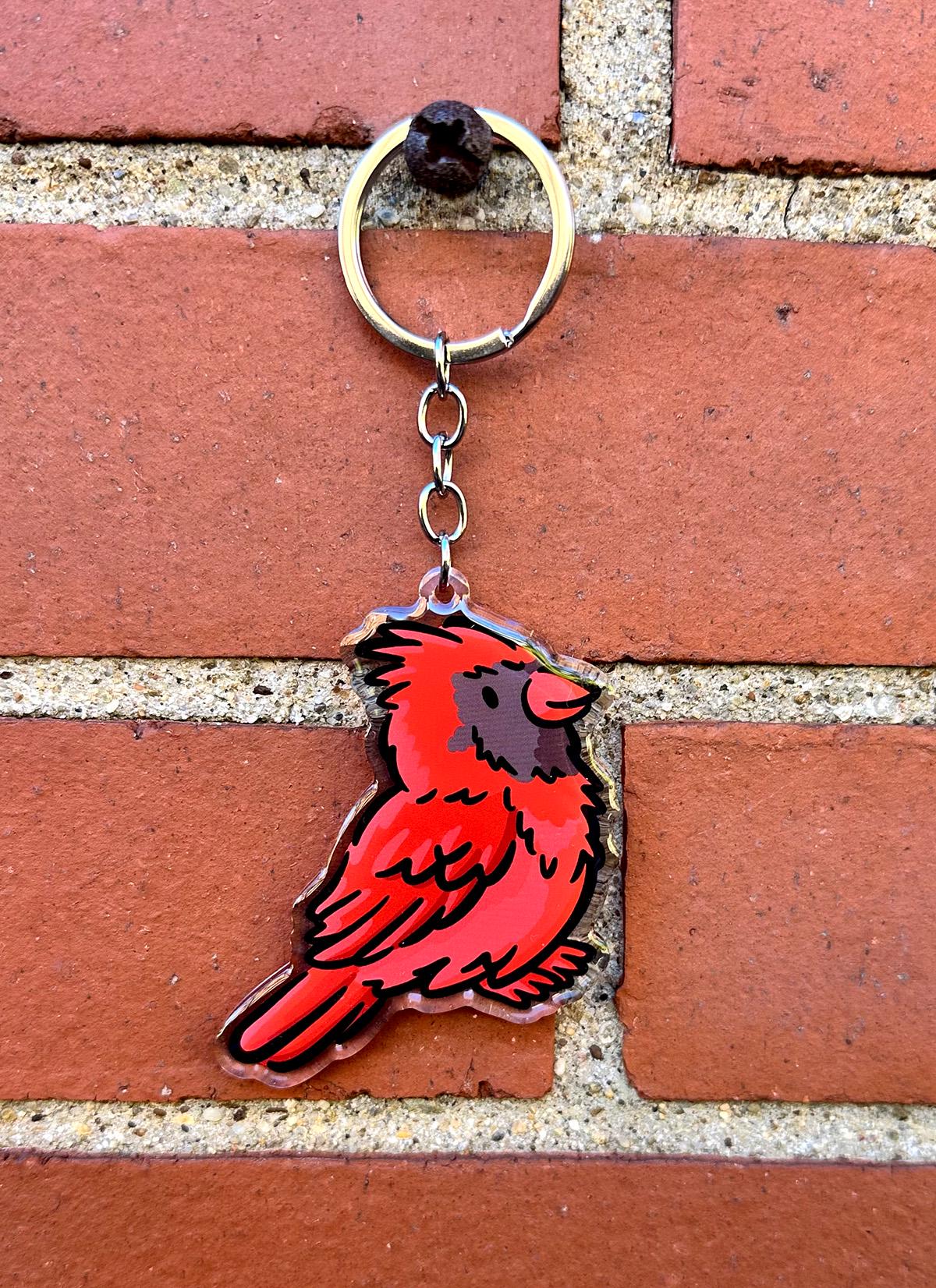 Cardinal Keychain