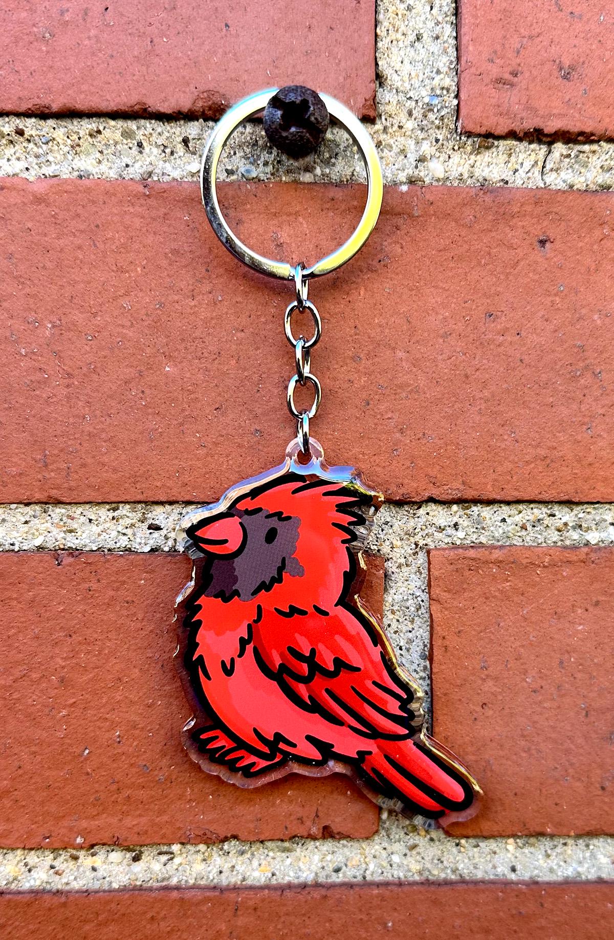 Cardinal Keychain