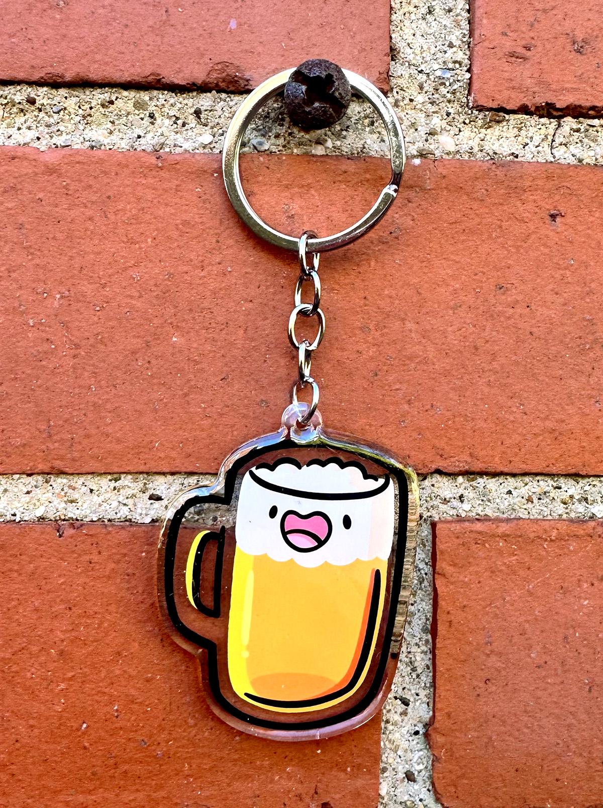 Beer Mug Keychain